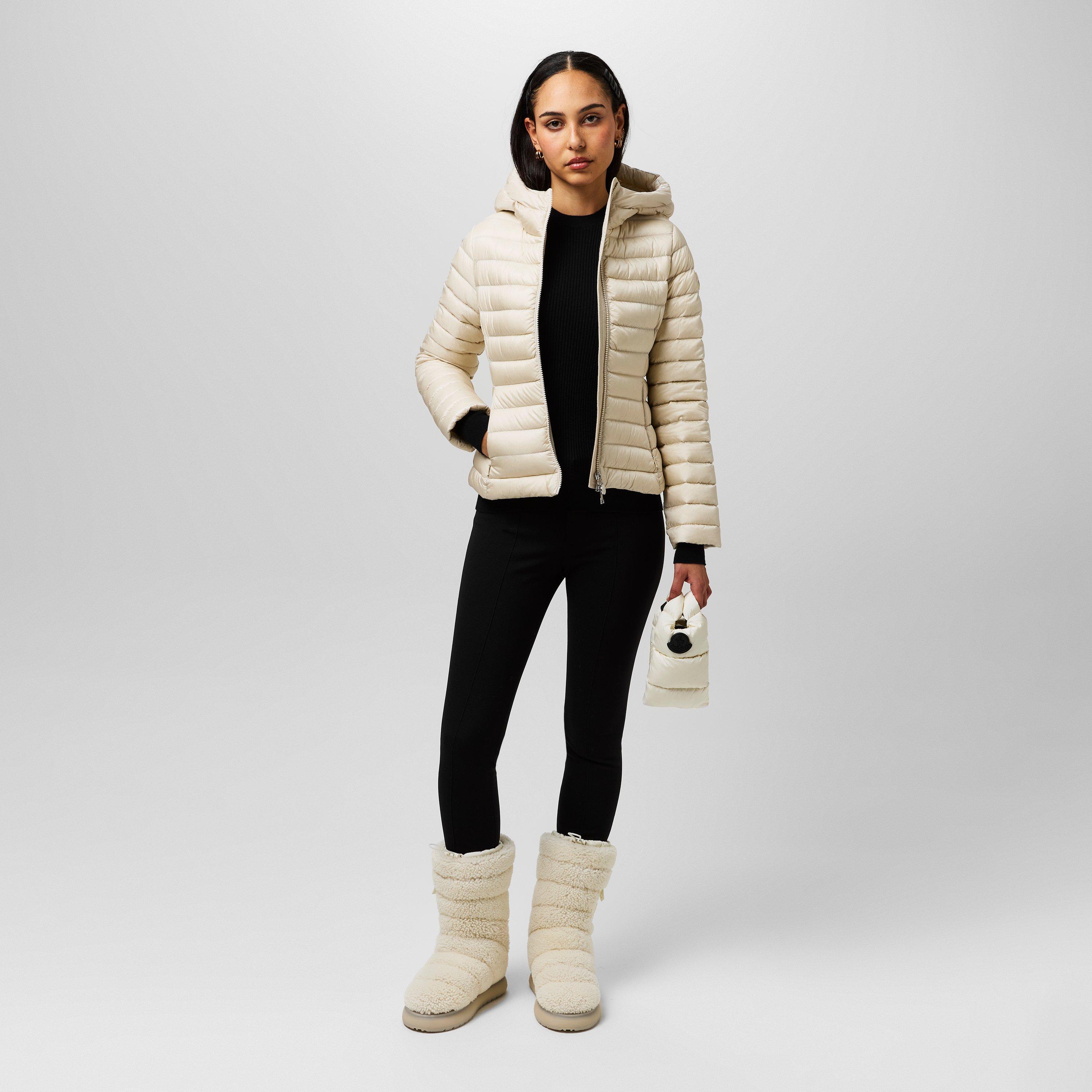 Light Beige 20F - Moncler - Women's Igelle Down Hooded Long Sleeve Short Puffer Jacket - 4