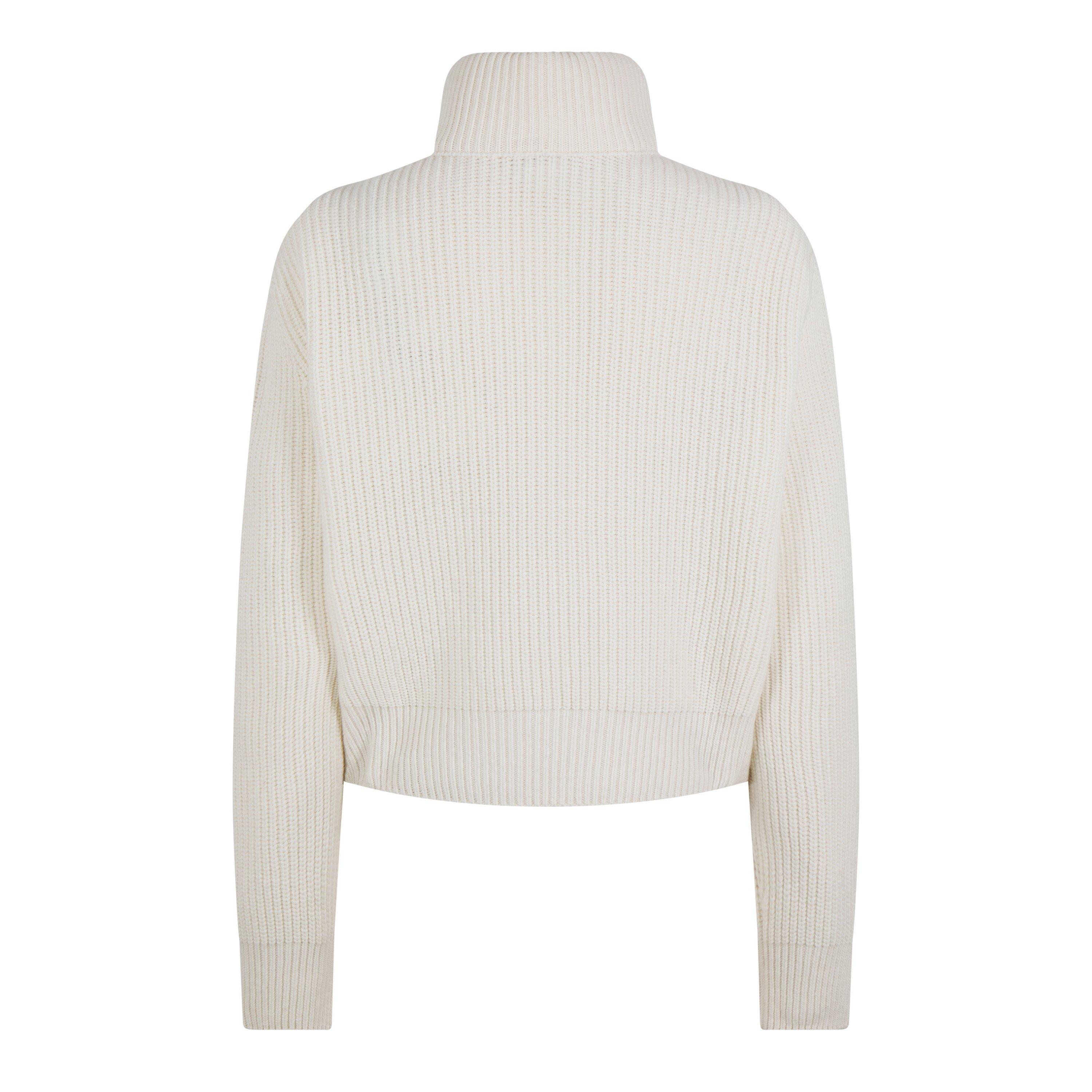 Cream 035 - Moncler - Padded Wool Zip-Up Hoodie - 2