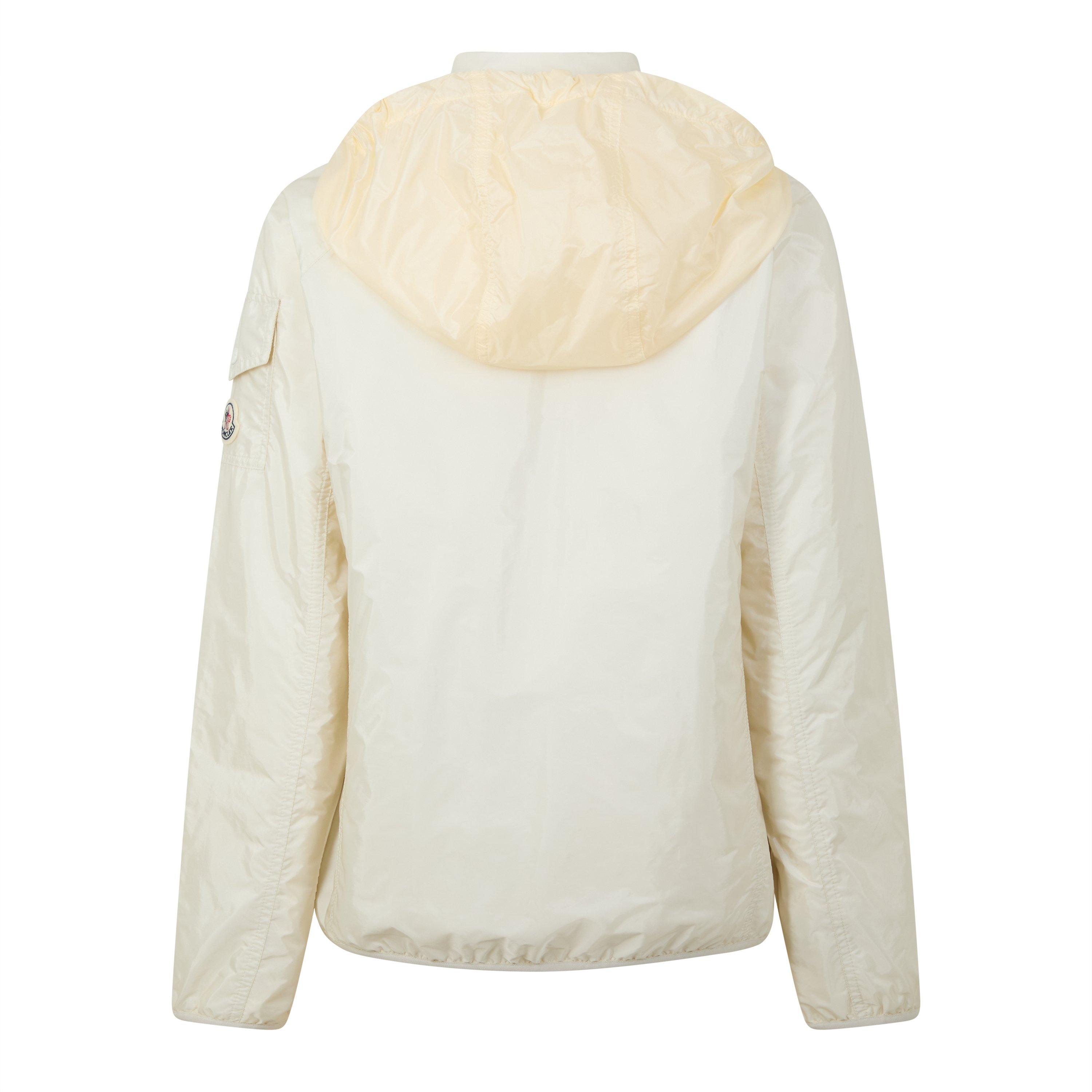 White 04A - Moncler - Women's Hooded Shirt Detachable Hood Long Sleeve Softshell Jacket - 6