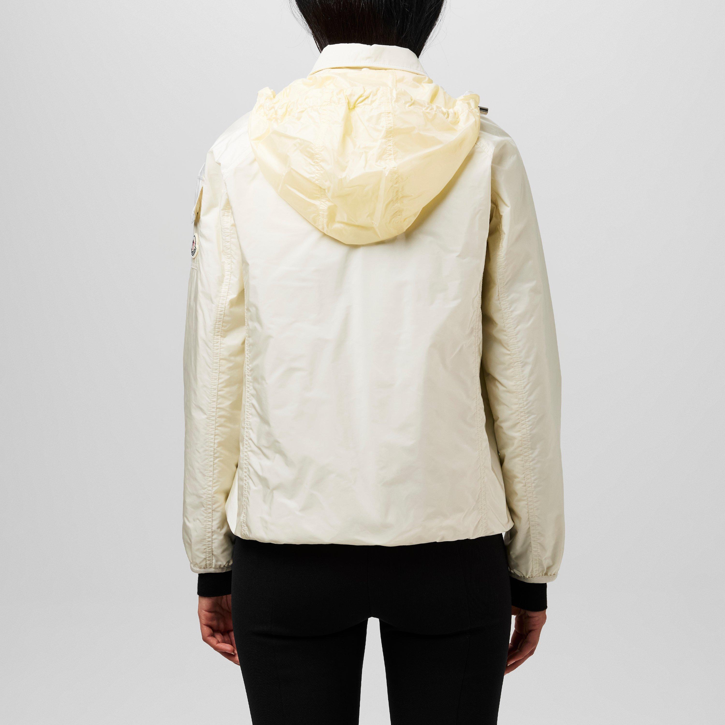 White 04A - Moncler - Women's Hooded Shirt Detachable Hood Long Sleeve Softshell Jacket - 3