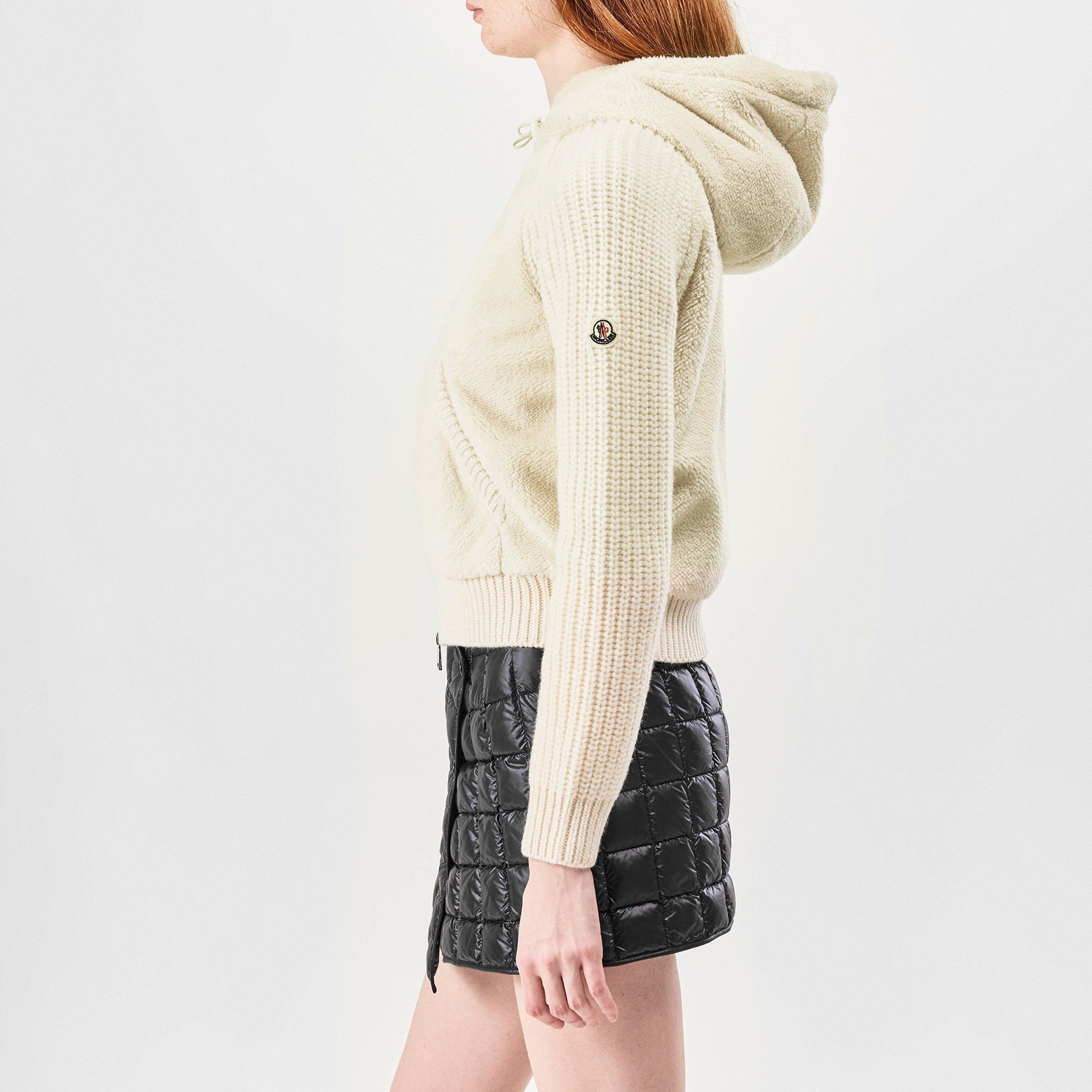 Cream 034 - Moncler - Women's Teddy Insulated Hybrid Jacket - 2