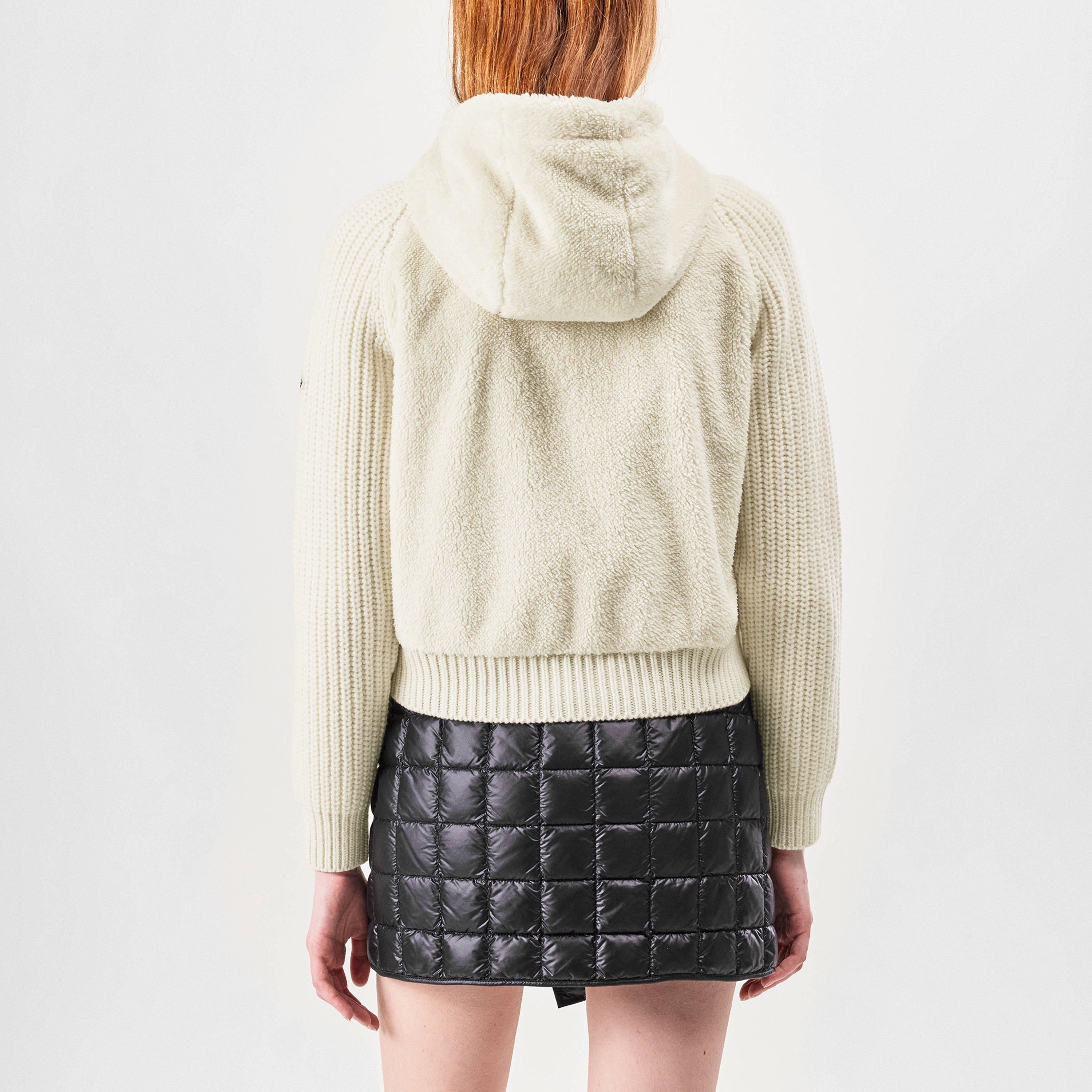 Cream 034 - Moncler - Women's Teddy Insulated Hybrid Jacket - 3