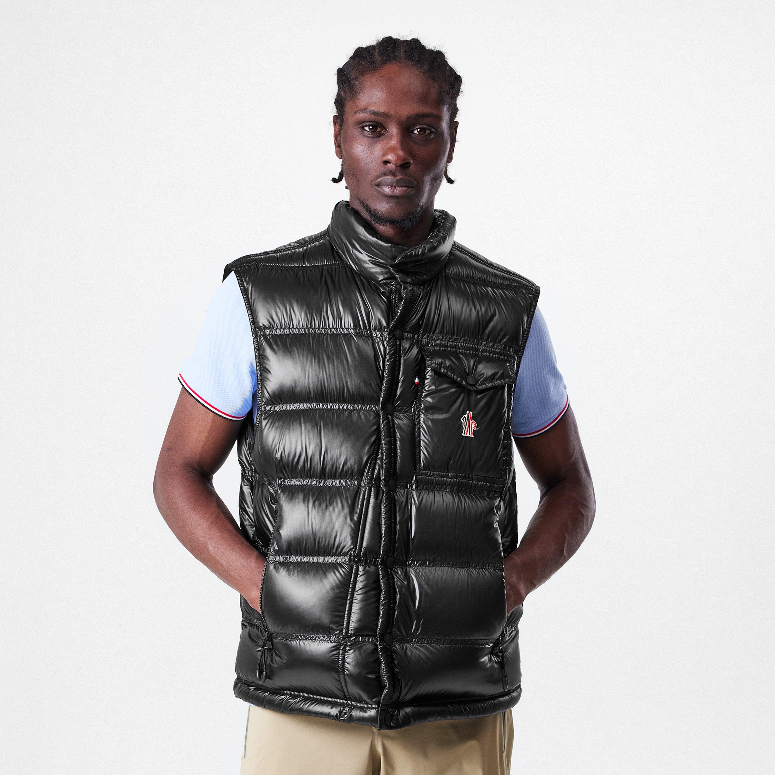 Black 999 - Moncler Grenoble - Men's Nantu Goose Down Sleeveless Gilet - 3