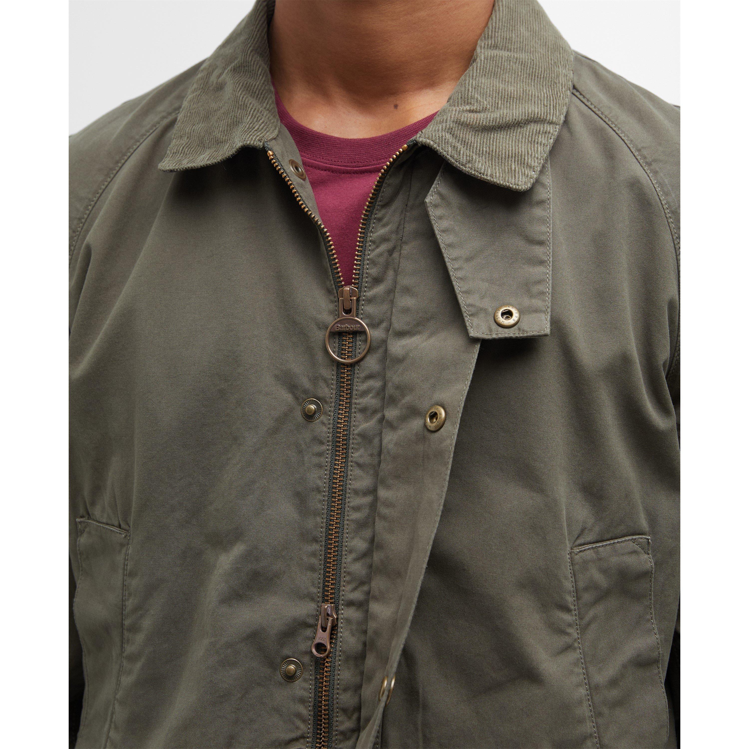 Olive OL51 - Barbour - Men's Ashby Cotton Long Sleeve Field Jacket - 6