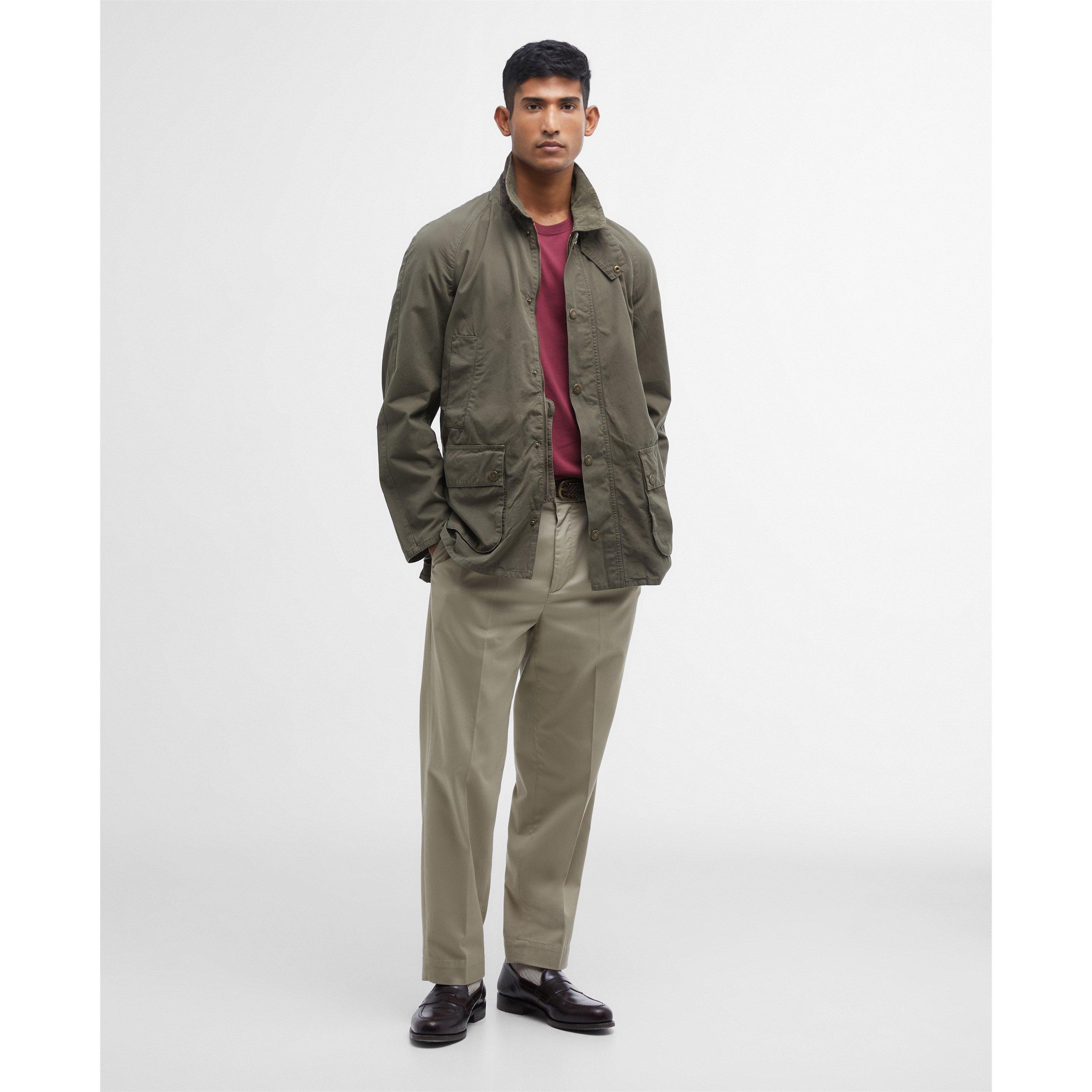 Olive OL51 - Barbour - Men's Ashby Cotton Long Sleeve Field Jacket - 7