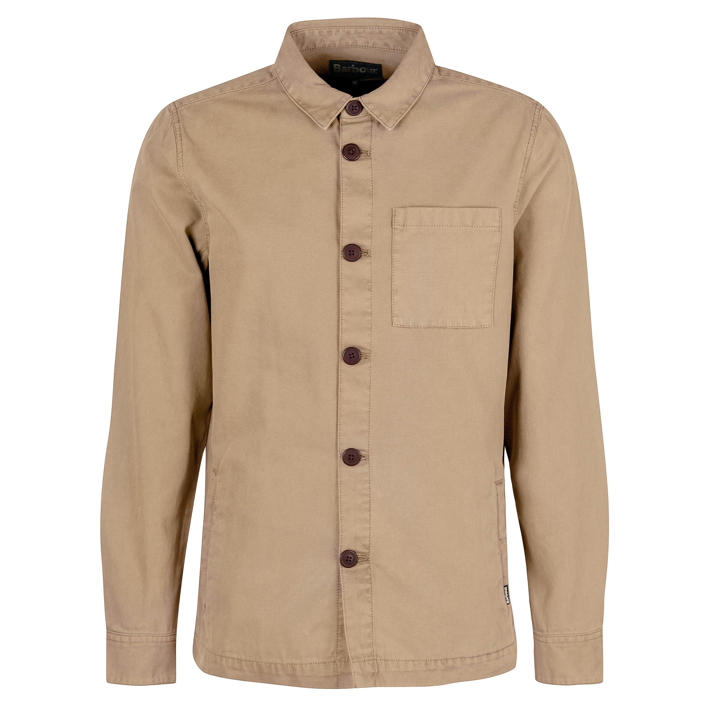 Stone ST17 - Barbour - Men's  Washed Cotton Long Sleeve Overshirt - 1