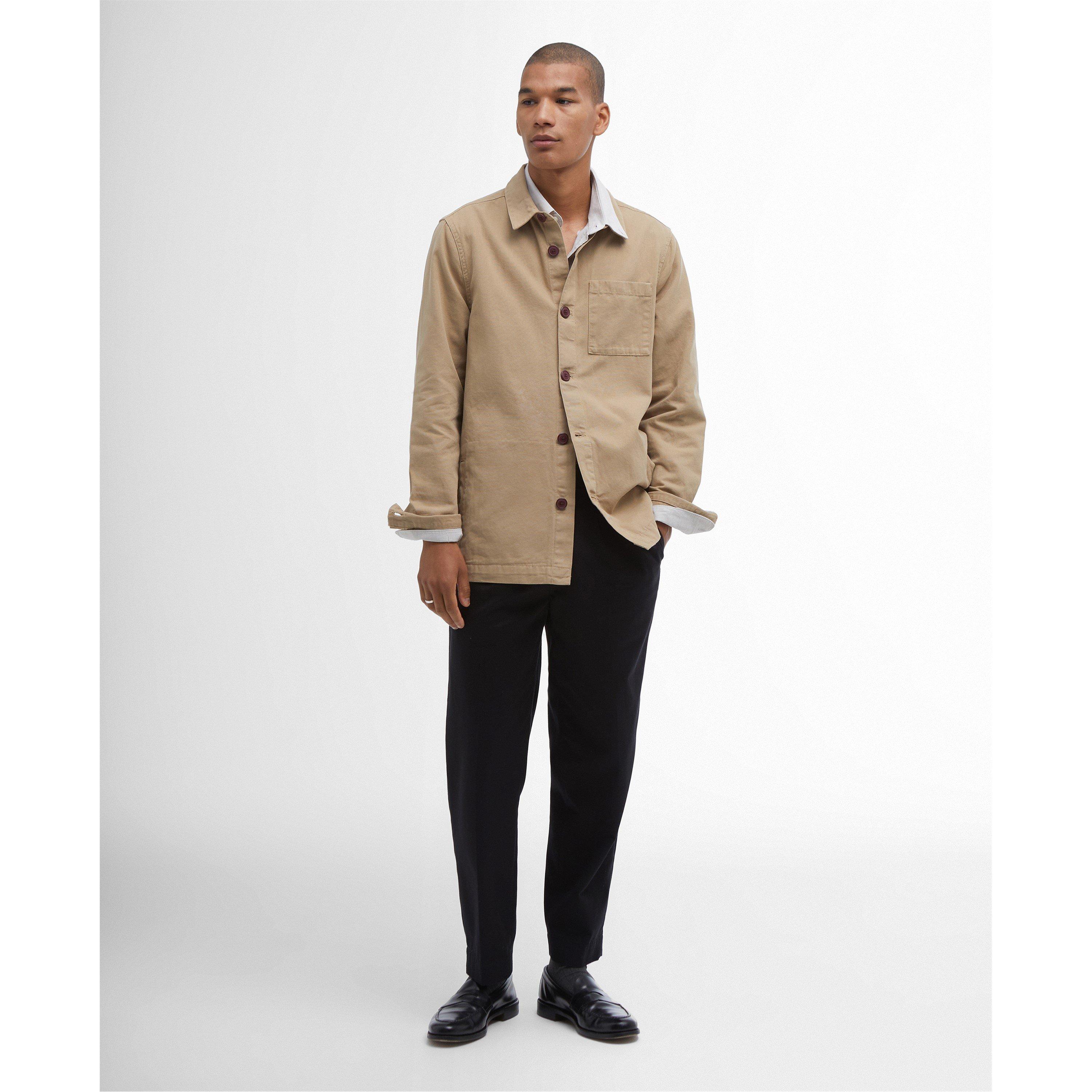 Stone ST17 - Barbour - Men's  Washed Cotton Long Sleeve Overshirt - 7