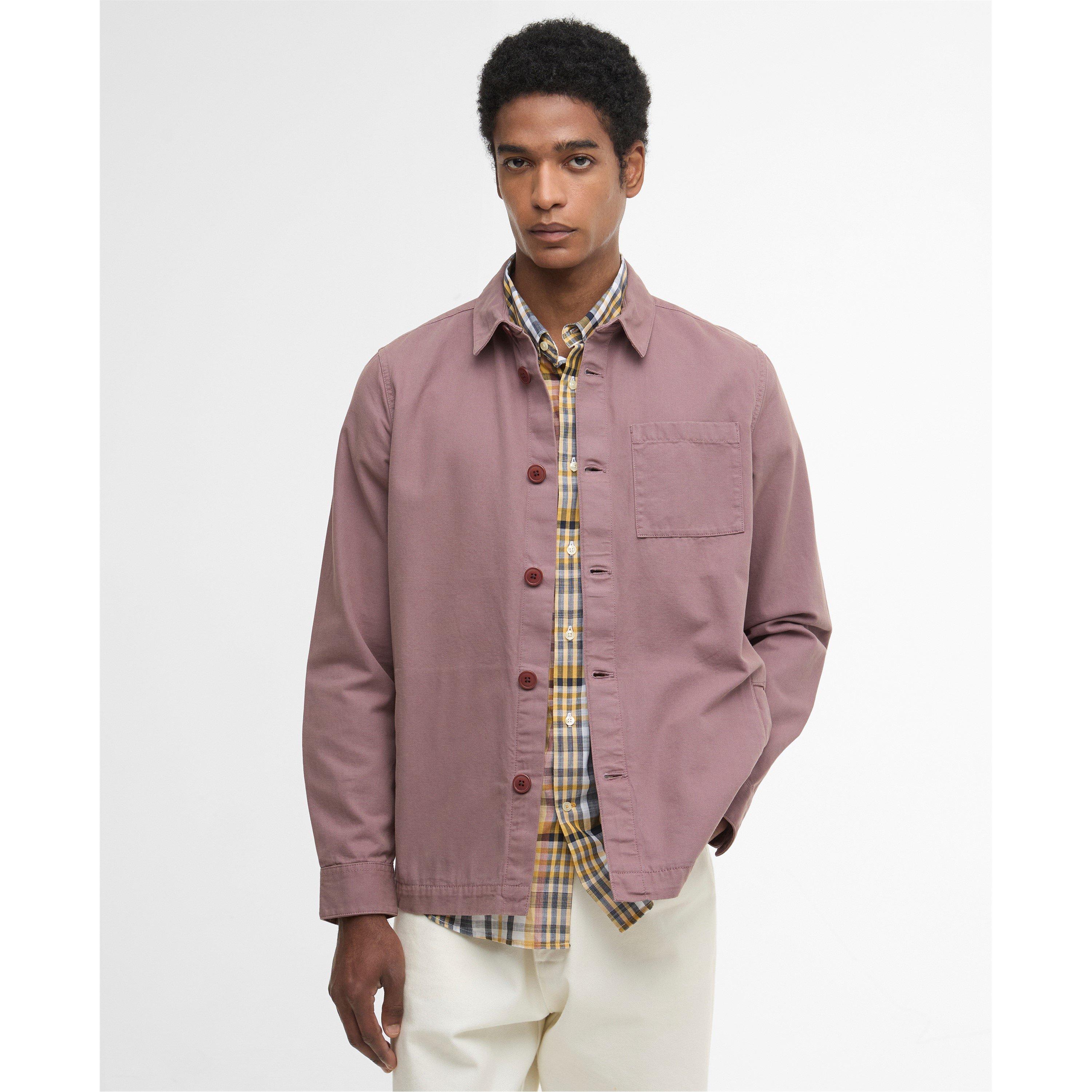 Peppercorn - Barbour - Mens Washed Cotton Long Sleeve Overshirt - 2