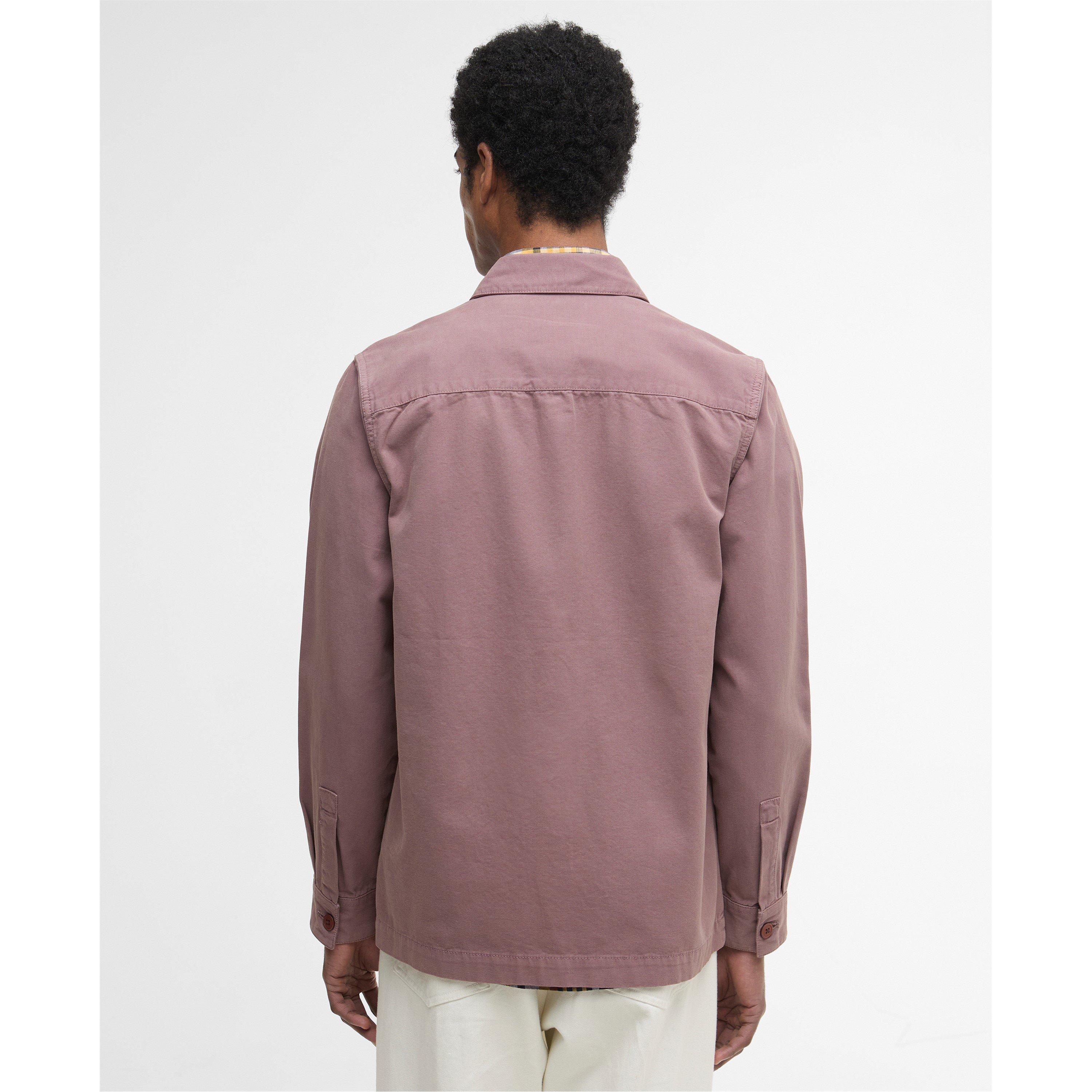 Peppercorn - Barbour - Mens Washed Cotton Long Sleeve Overshirt - 3