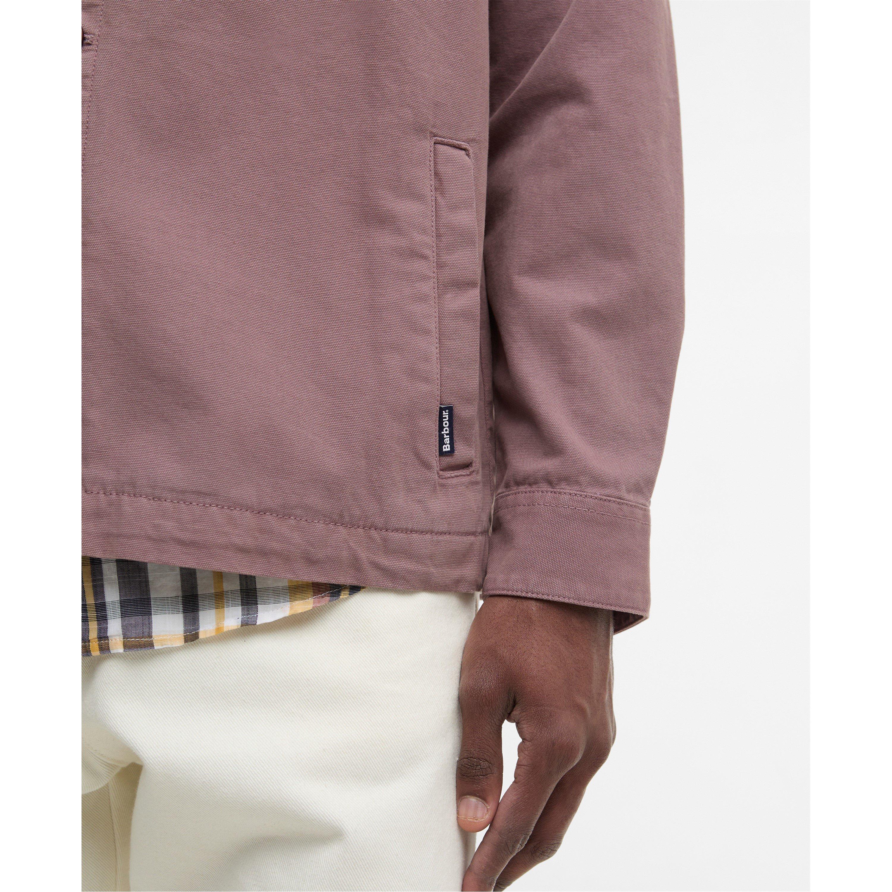 Peppercorn - Barbour - Mens Washed Cotton Long Sleeve Overshirt - 5