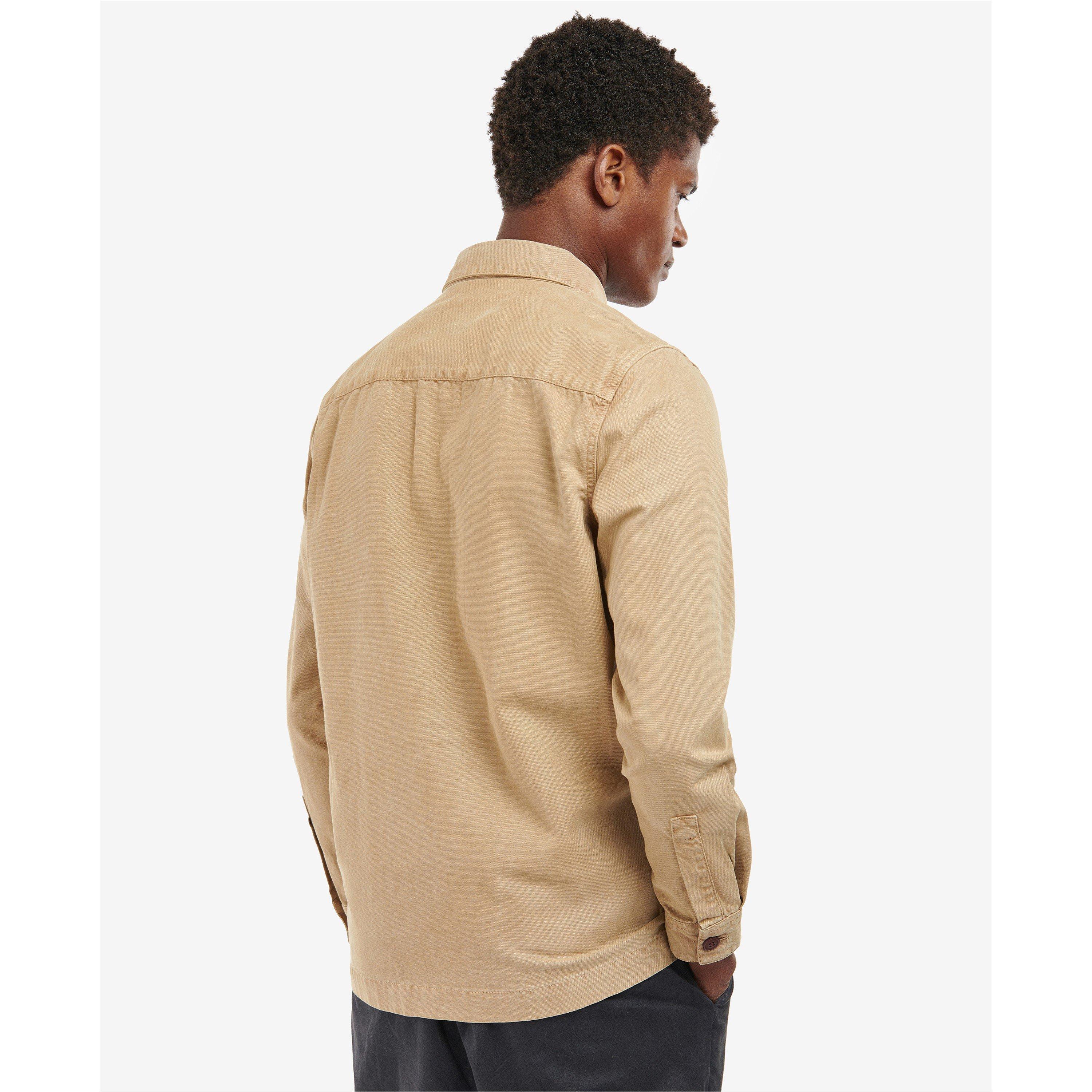 Washed Stn ST17 - Barbour - Mens Washed Cotton Long Sleeve Overshirt - 3