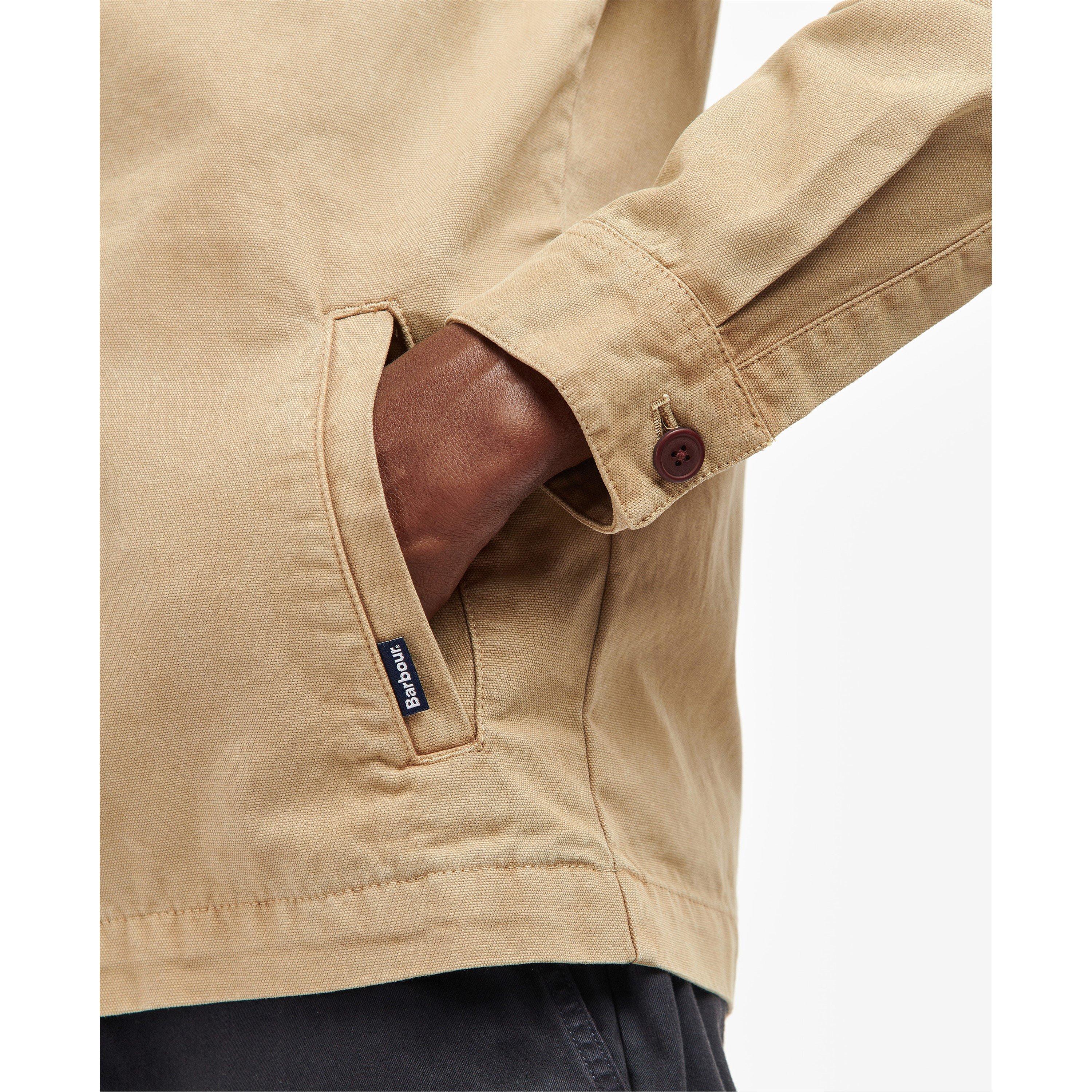 Washed Stn ST17 - Barbour - Mens Washed Cotton Long Sleeve Overshirt - 5