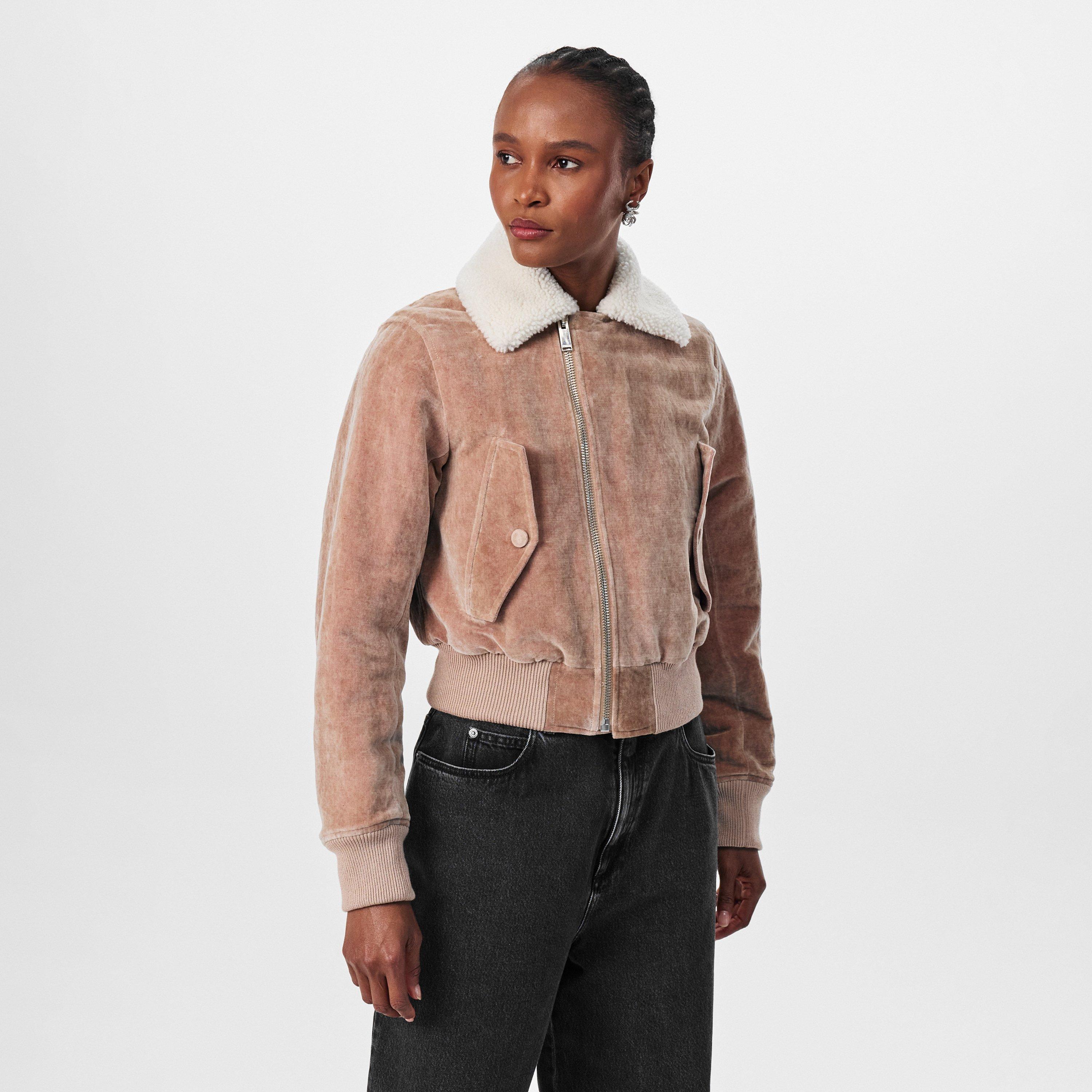 Blush Velvet - Alexander McQueen - Women's Alex Hood Parka - 3