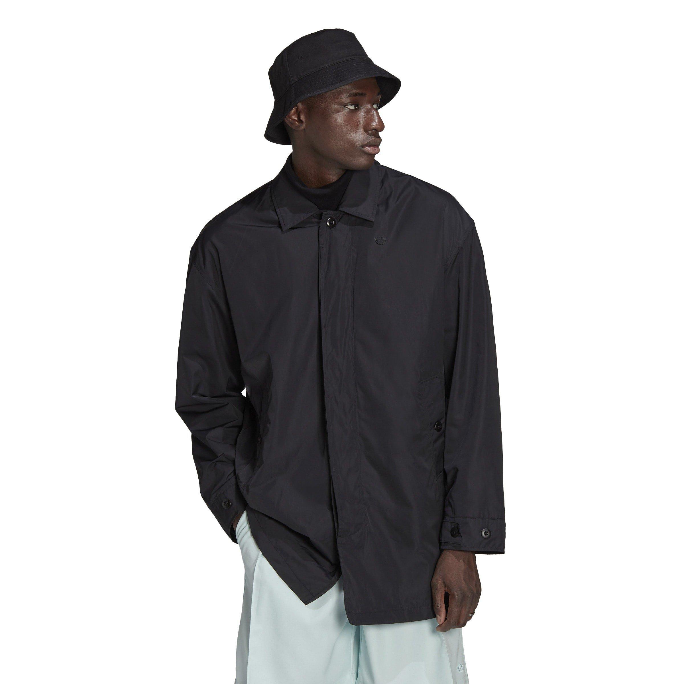 Black - adidas Originals - Men's Adicolor Contempo Long Sleeve Overshirt - 1