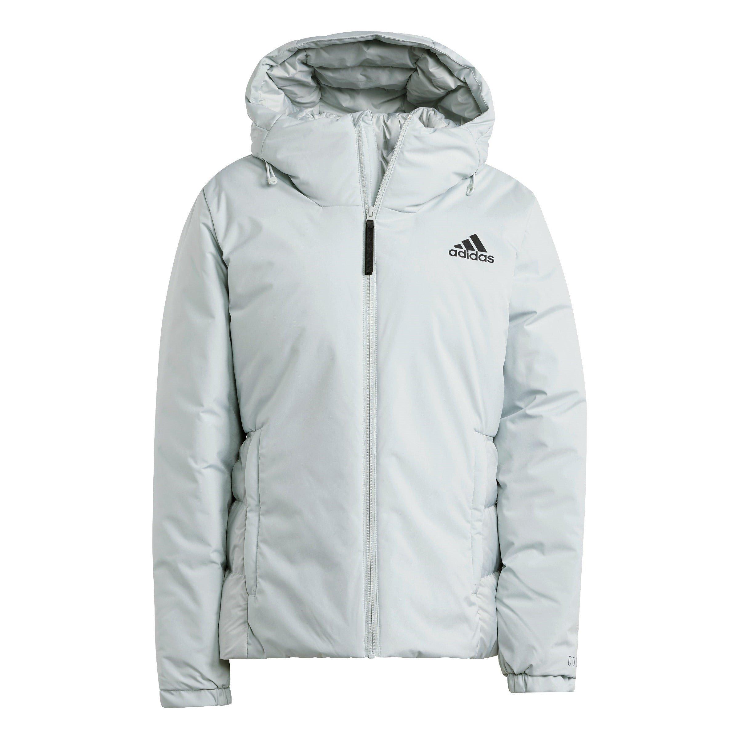 Grigio - adidas - Traveer Cold.RDY Water-Repellent Long Sleeve Puffer Jacket - 7