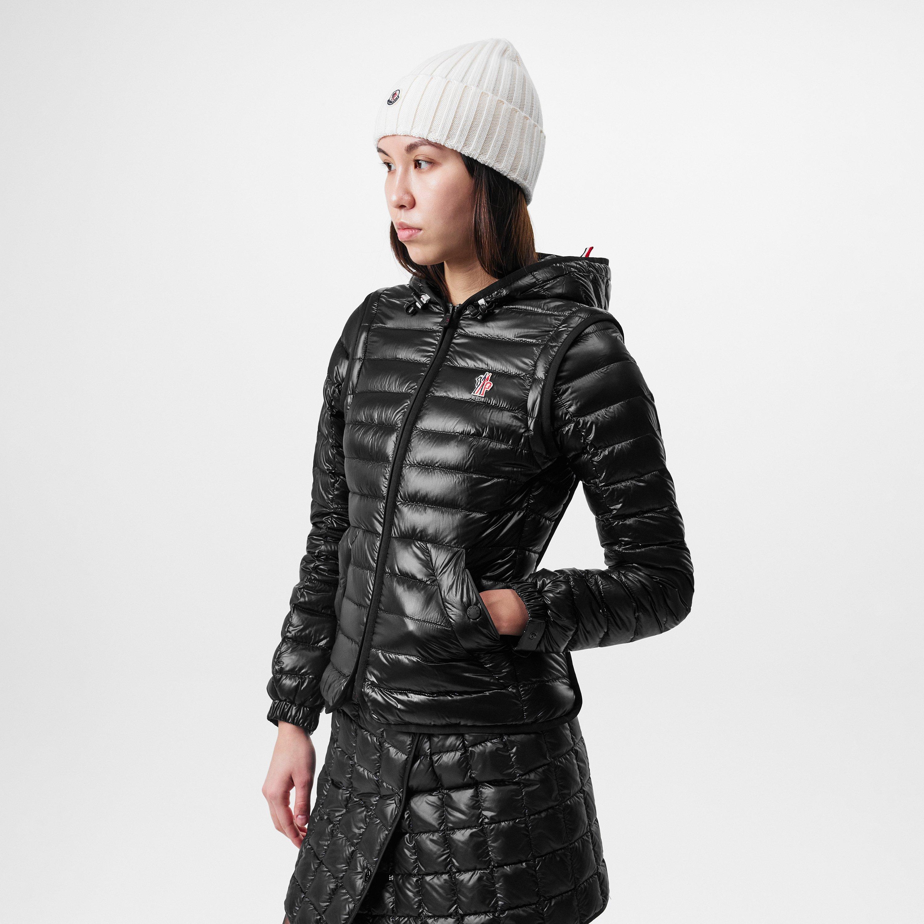 Black 999 - Moncler Grenoble - Women's Karura 2-In-1 Short Down Water-Repellent Windproof Hooded Softshell Jacket - 3