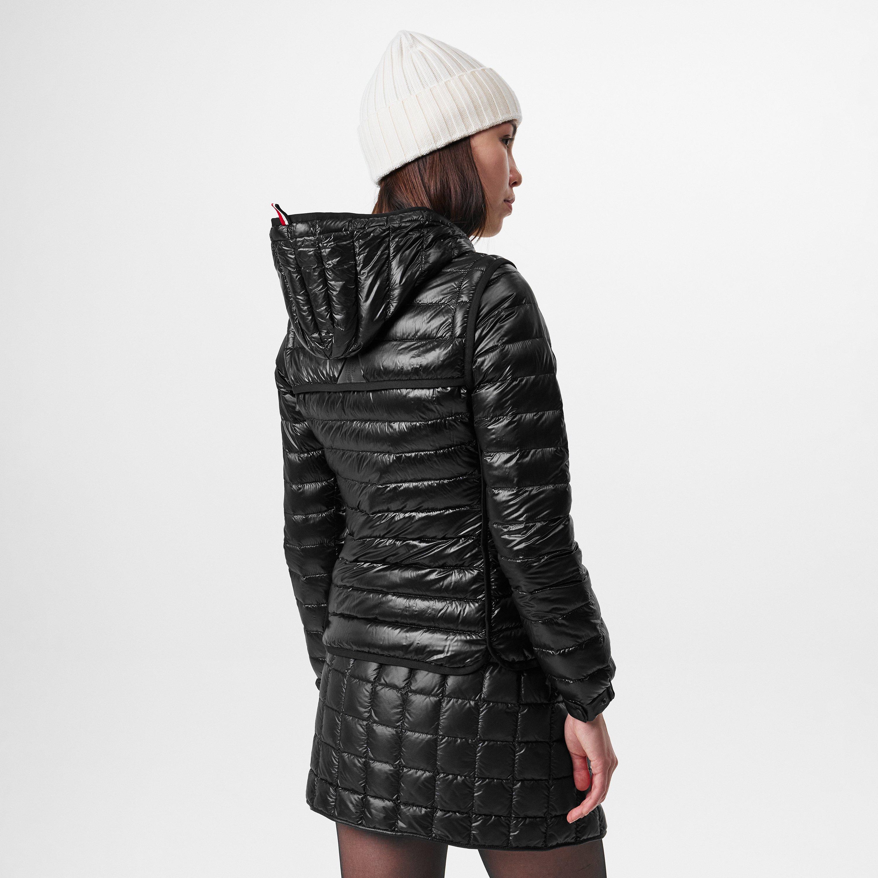 Black 999 - Moncler Grenoble - Women's Karura 2-In-1 Short Down Water-Repellent Windproof Hooded Softshell Jacket - 4