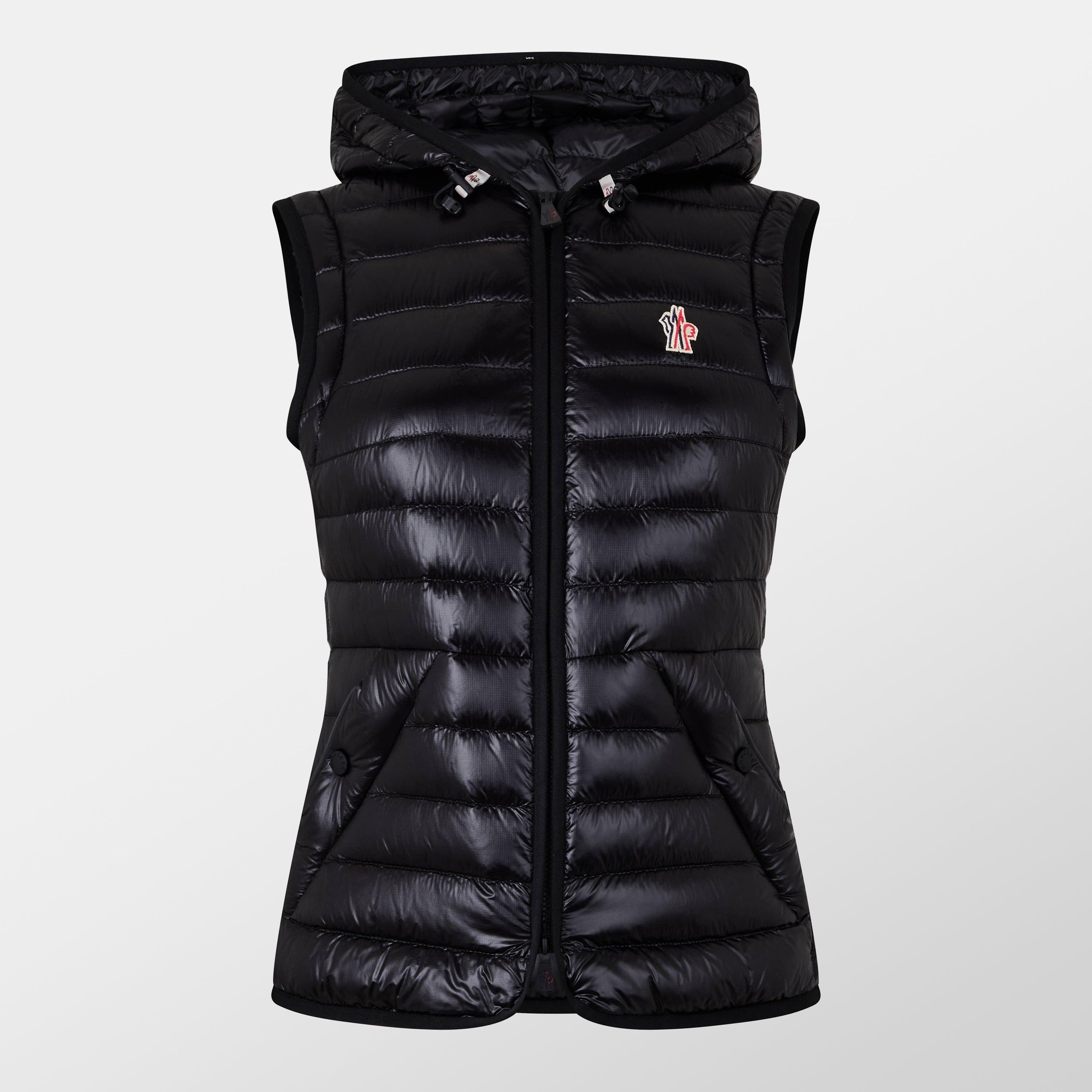 Black 999 - Moncler Grenoble - Women's Karura 2-In-1 Short Down Water-Repellent Windproof Hooded Softshell Jacket - 7