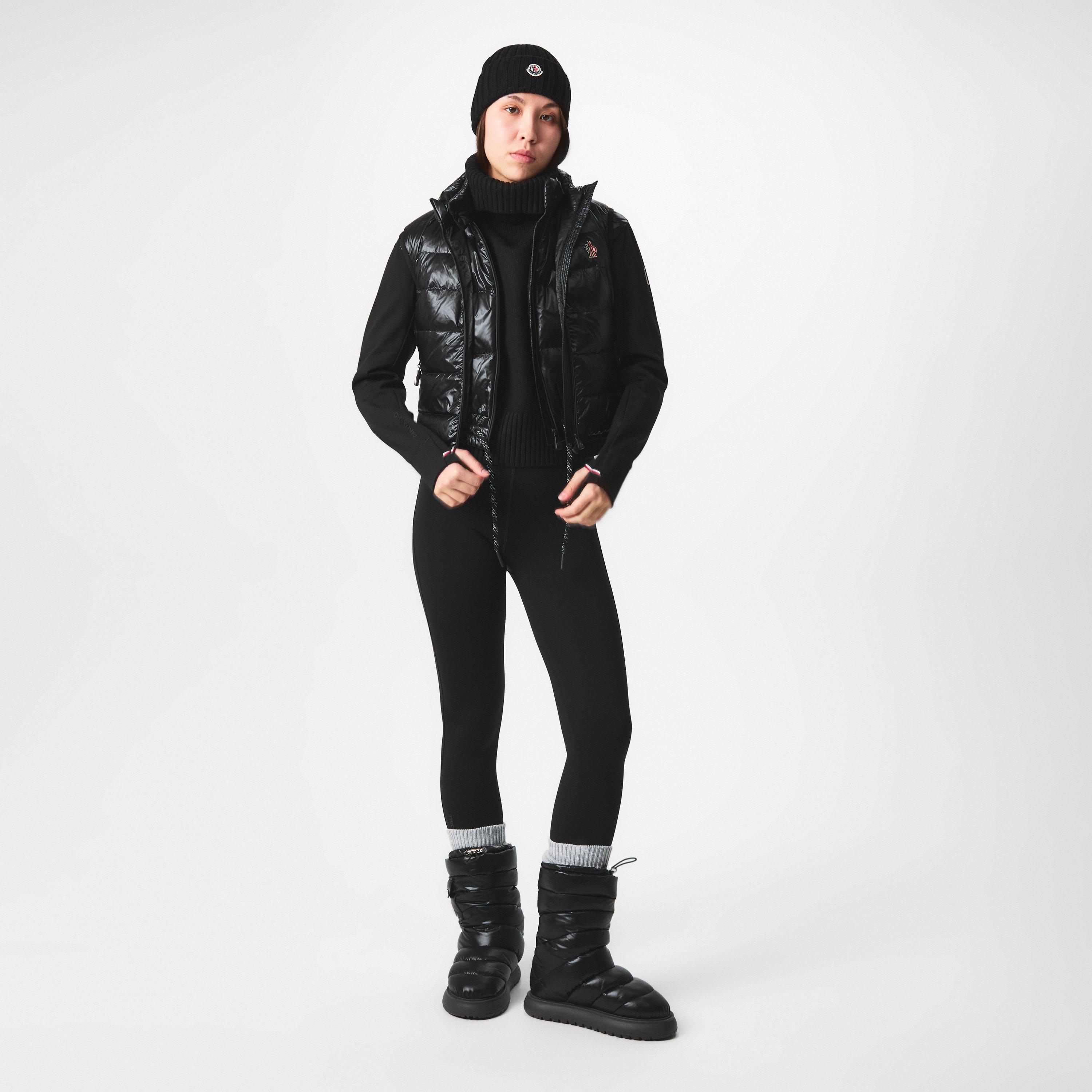 Black 999 - Moncler Grenoble - Women's  Goose Down Sleeveless Full Zip Gilet - 6