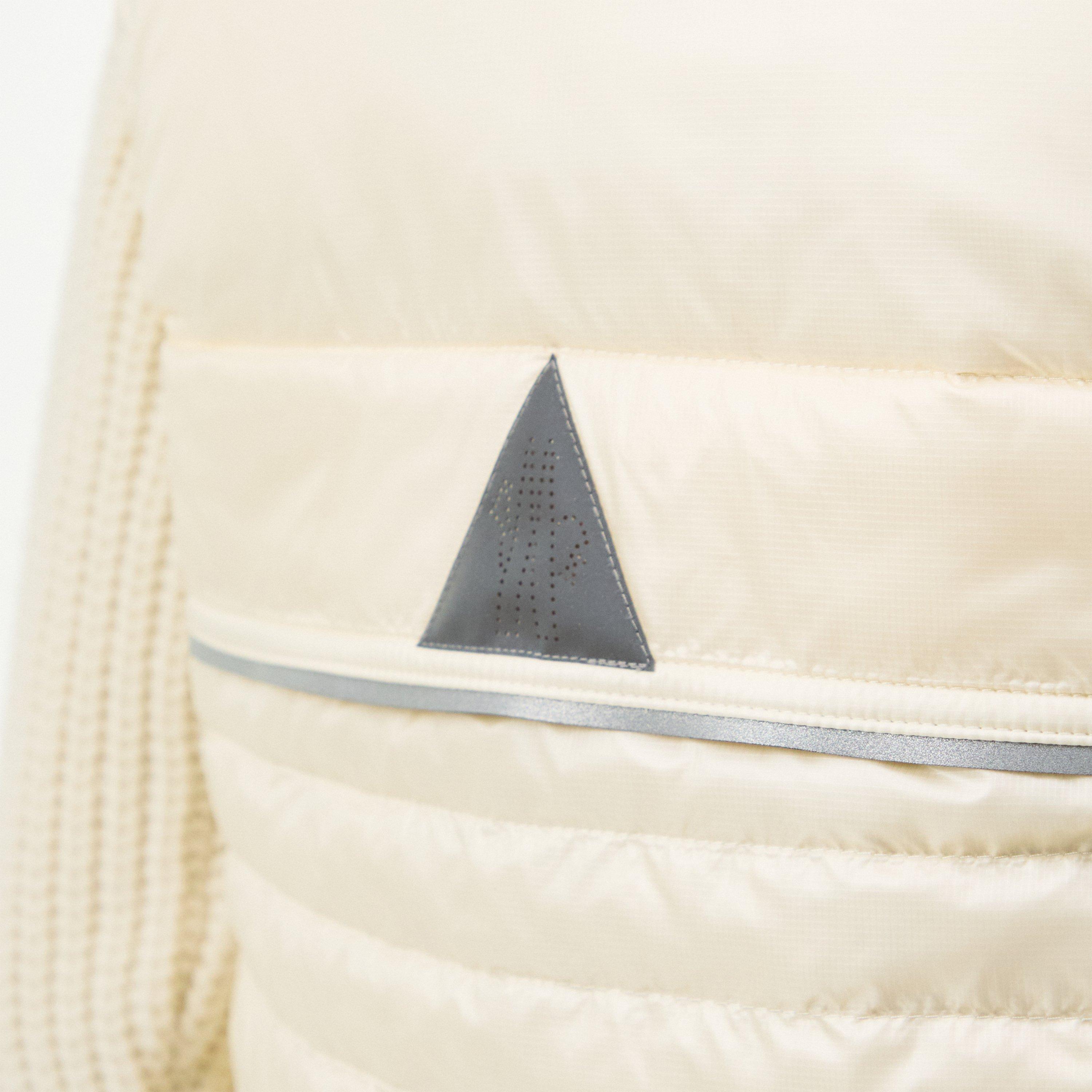 Cream 04A - Moncler Grenoble - Women's Gumiane Quilted Goose Down Sleeveless Full Zip Concealed Hood Gilet - 5