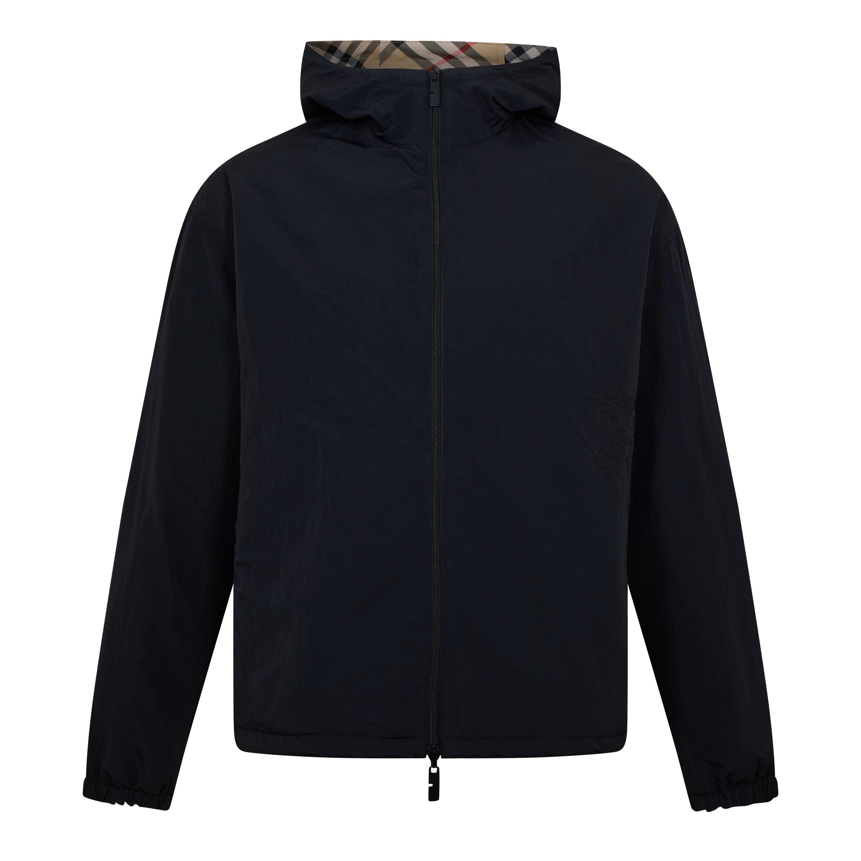 Sand - Burberry - Men's Vintage Check Reversible Long Sleeve Windbreaker - 7