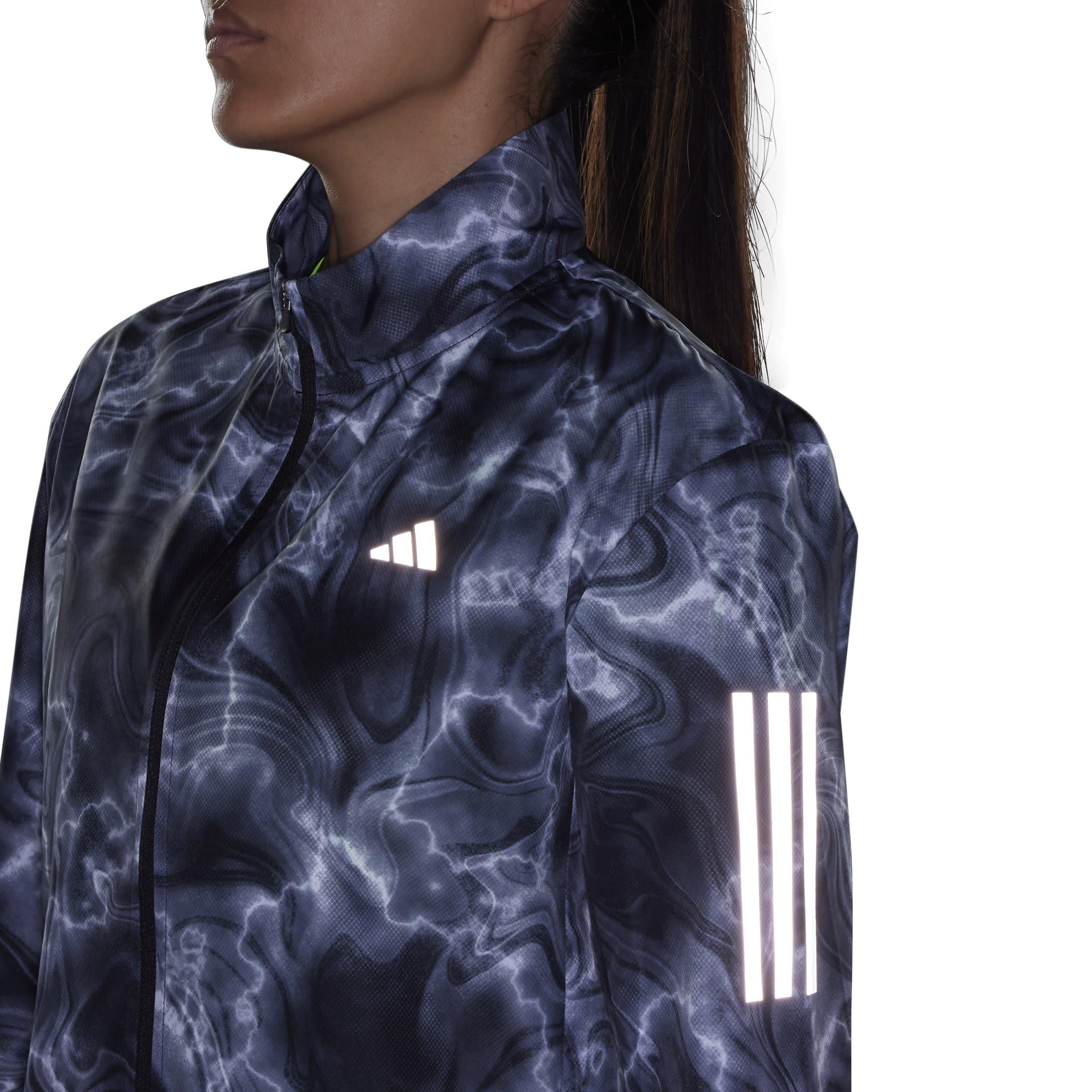 Hvid - adidas - Own the Run Allover Print Running Windbreaker Womens - 6