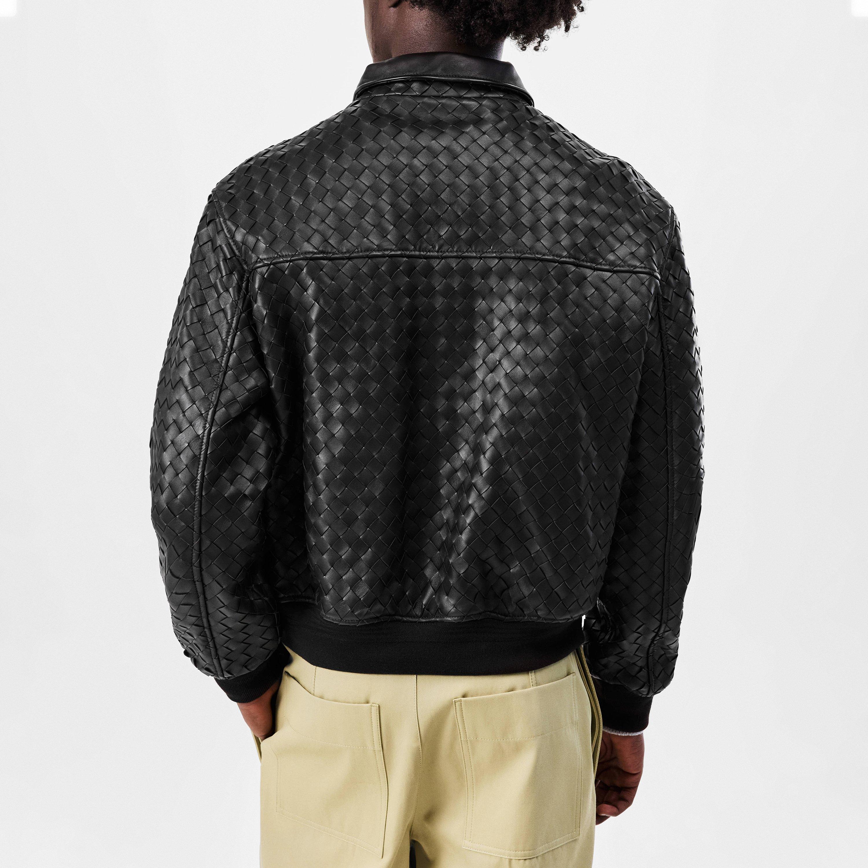 【関税&送料込】Bottega Veneta Aviator Jacket Brown Leather Aviator Jacket | BOTTEGA VENETA - Antonia