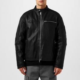 Represent X Belstaff Leather Race Jacket