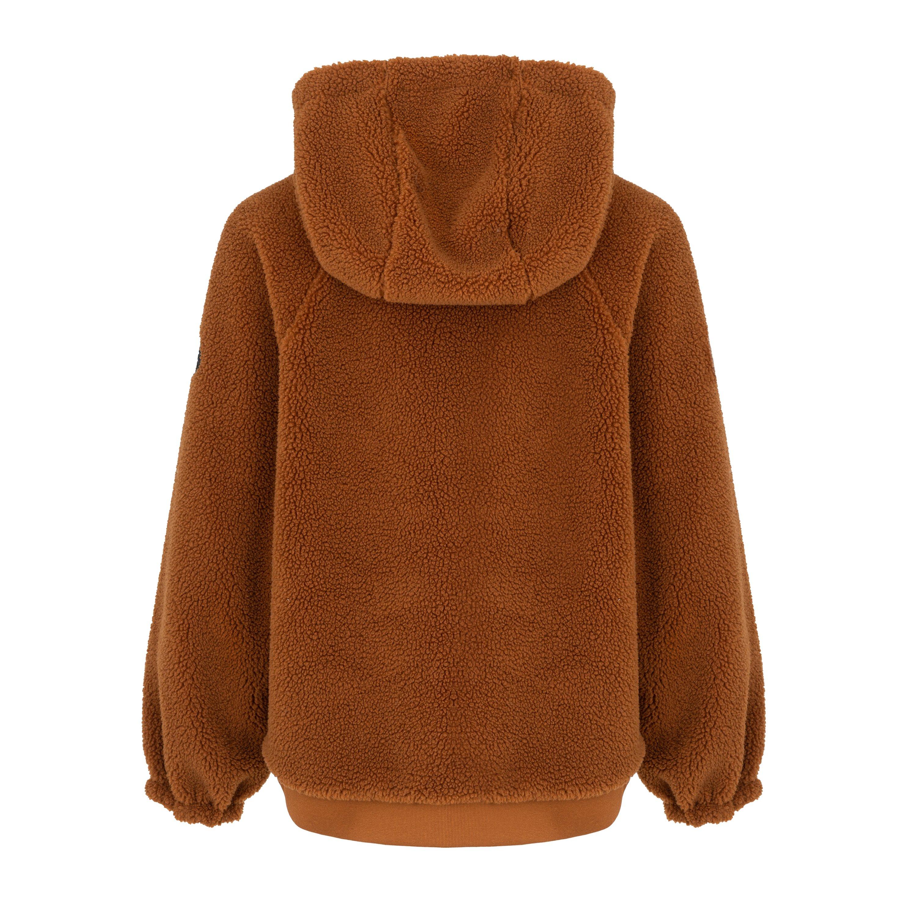 Karamel/Bruin - Firetrap - Women Reversible Teddy Jacket - 2
