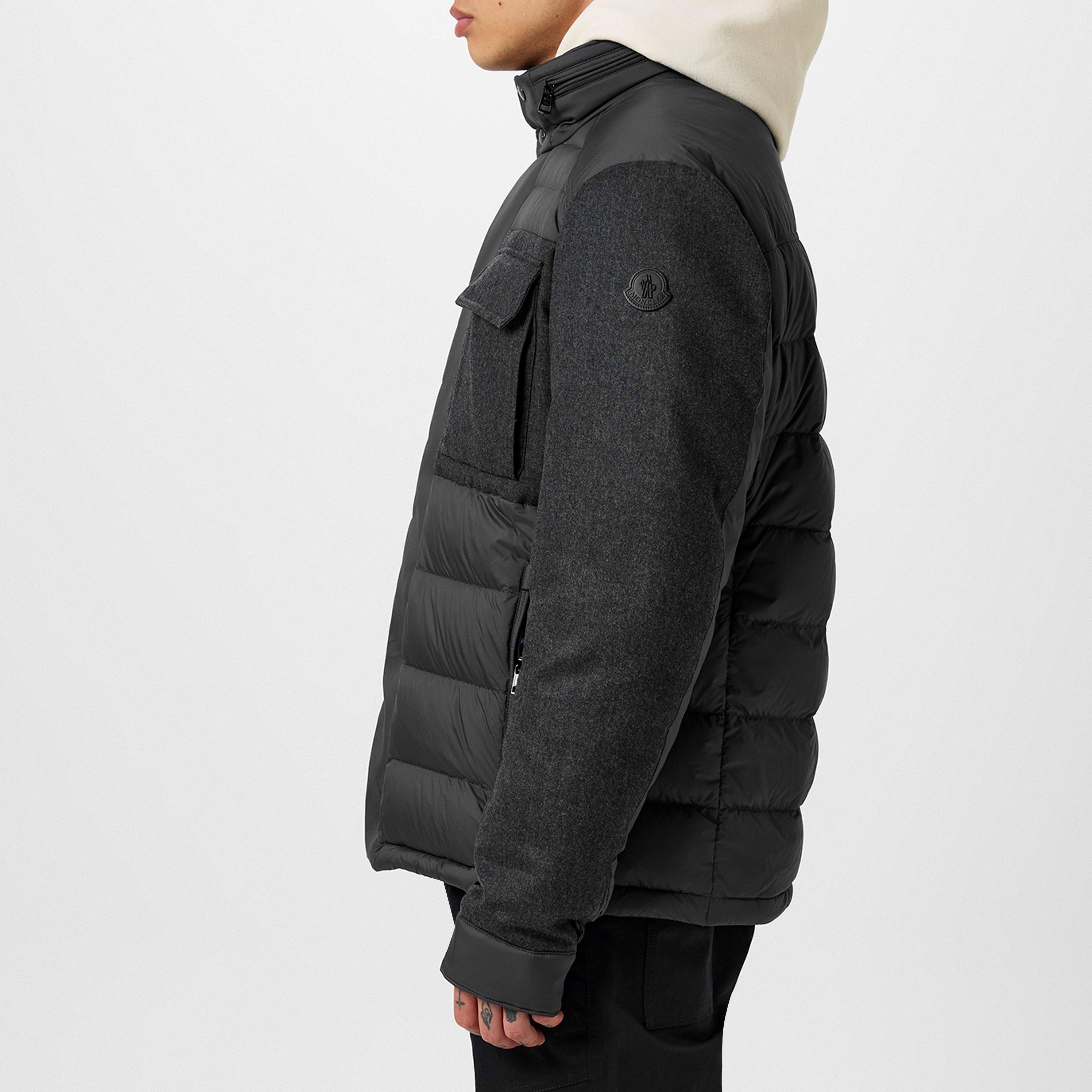 Charcoal 927 - Moncler - Men's Vallanta Goose Down Short Puffer Jacket - 2