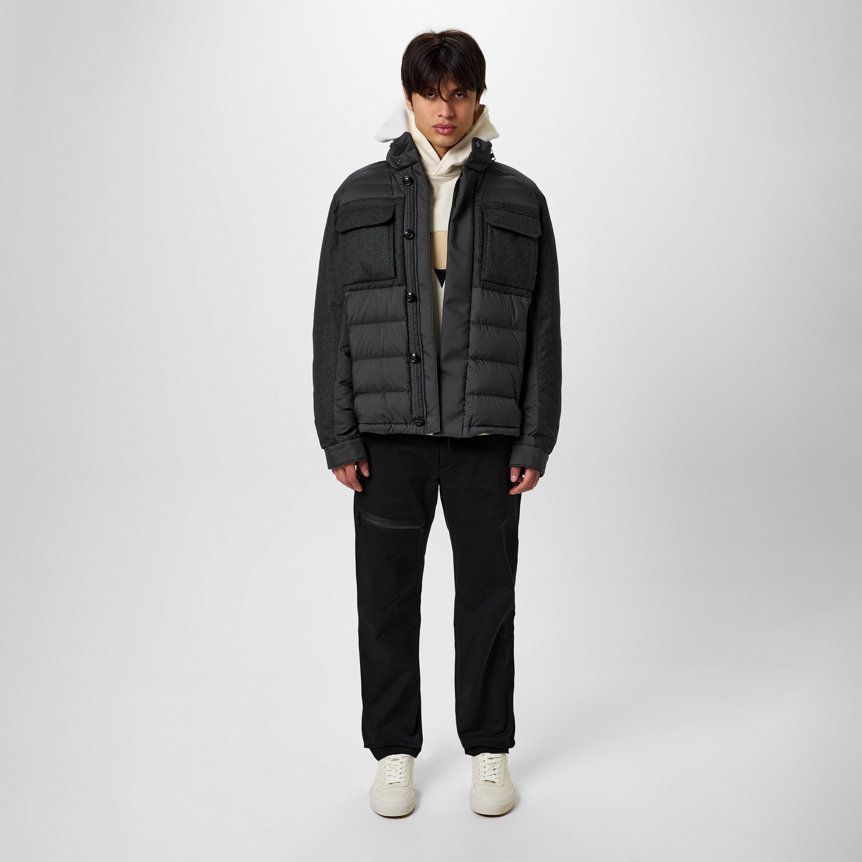 Charcoal 927 - Moncler - Men's Vallanta Goose Down Short Puffer Jacket - 6