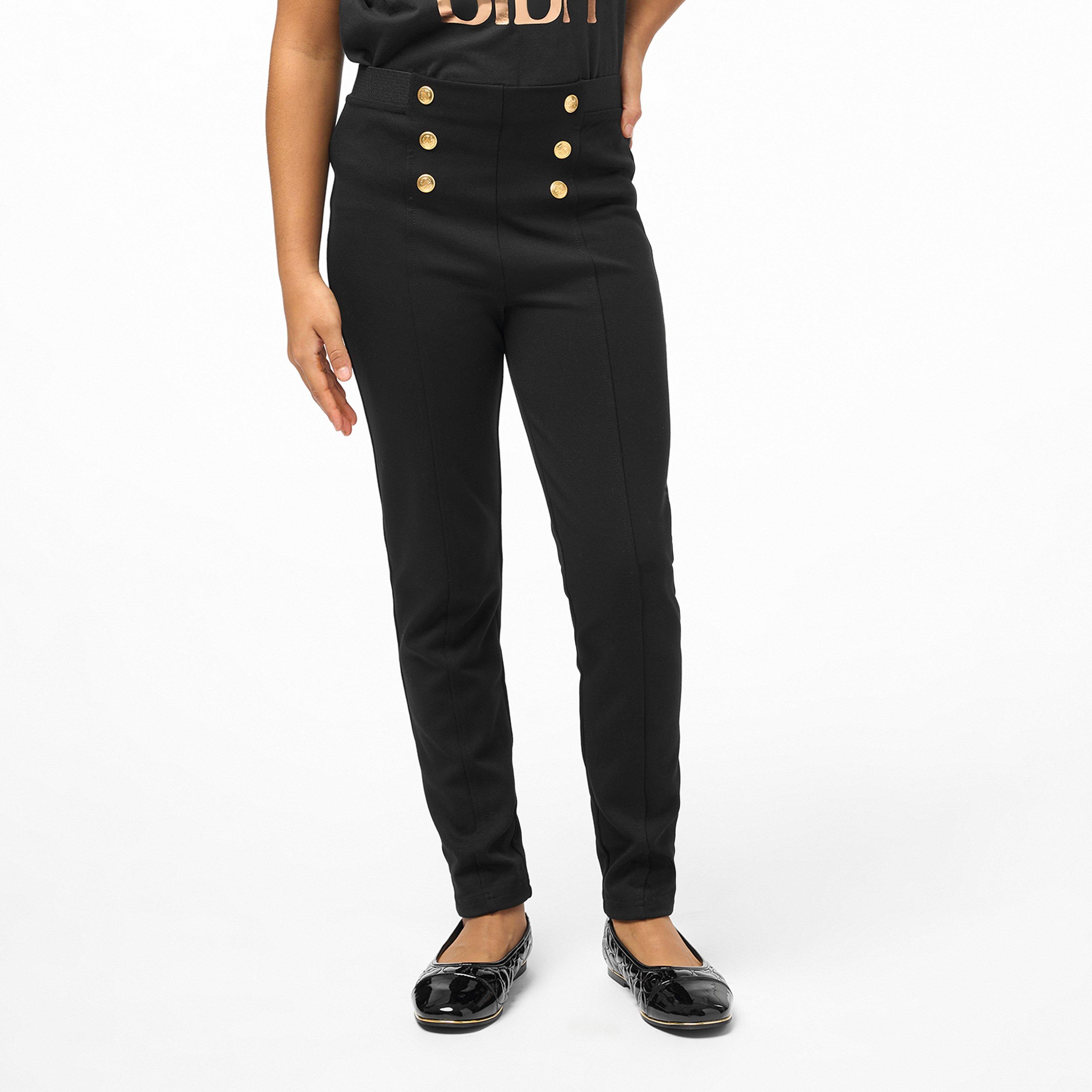 Biba Girls Junior Ponte Legging - Black - Age 11-12