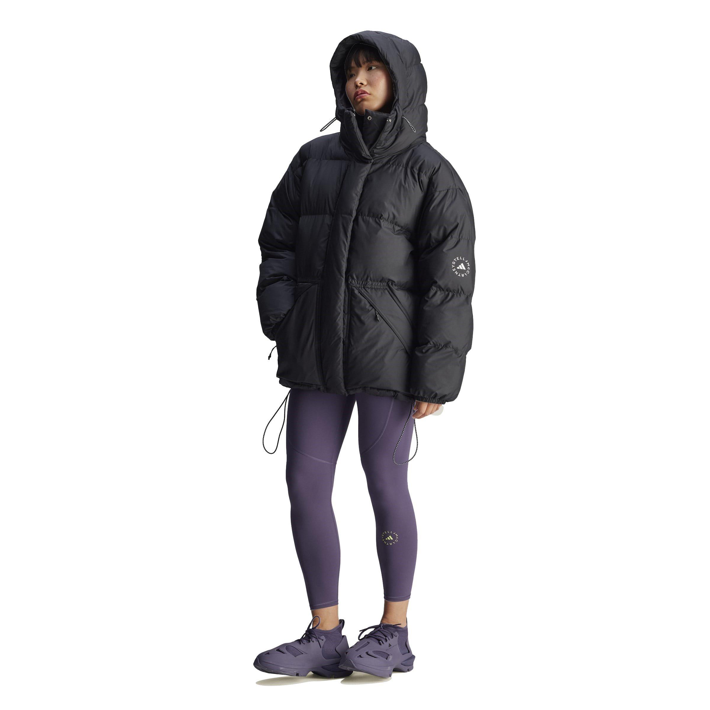 BLACK - adidas by Stella McCartney - Women's Quilted Puffer Jacket - 4