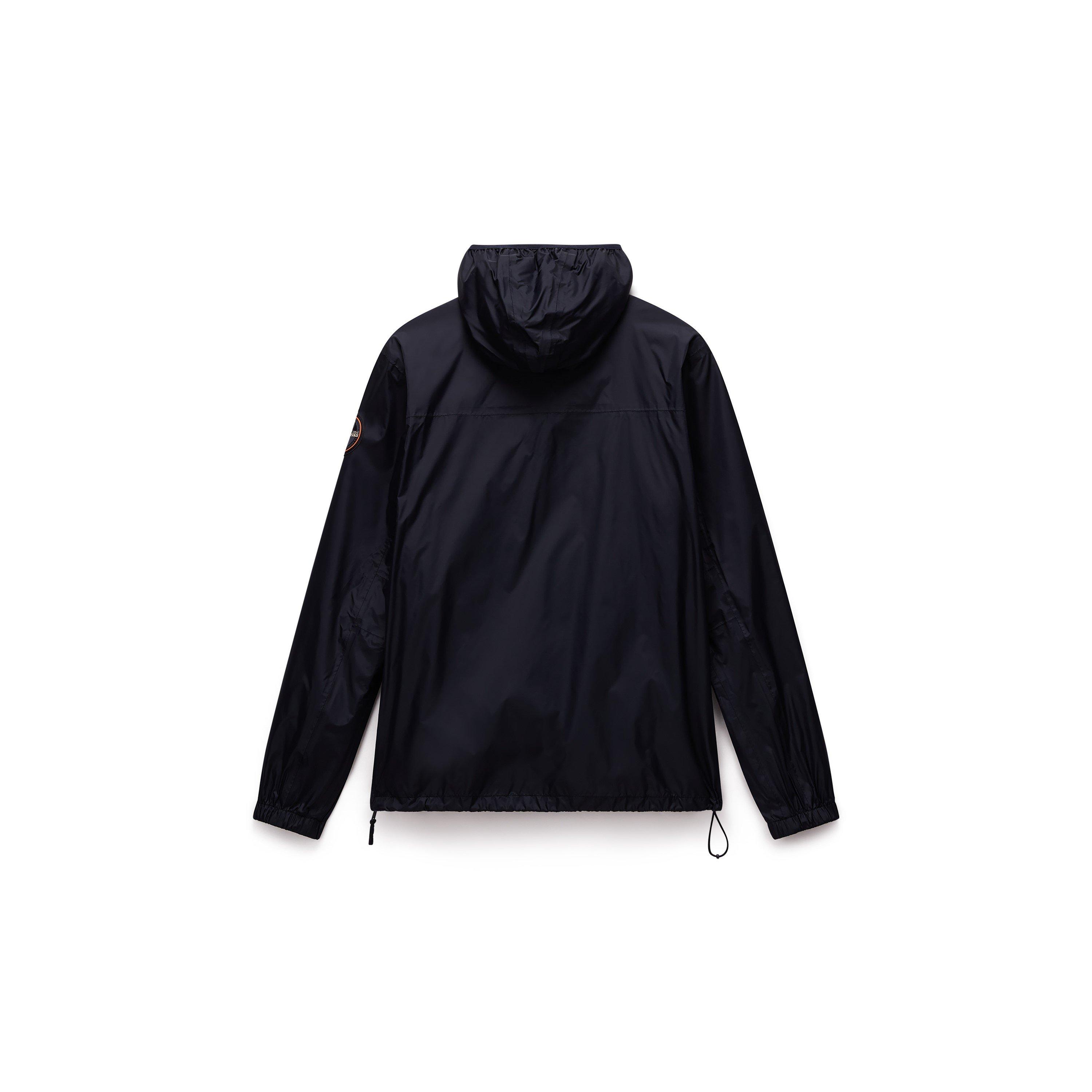 Black 041 - Napapijri - Men's Rainforest Pocket Half-Zip Water-Resistant Windbreaker - 2