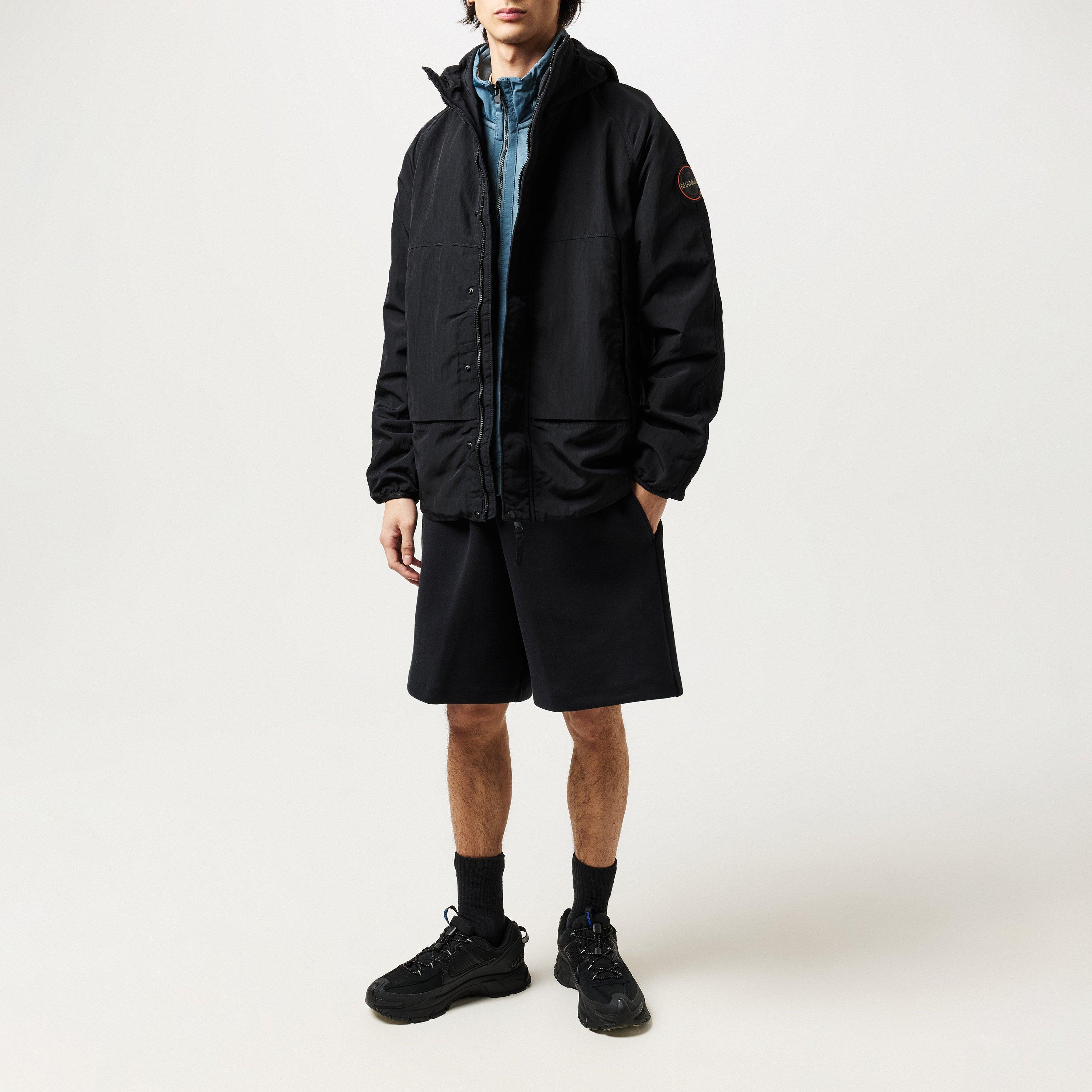 Black Beauty - Napapijri - Bisenzio Packaway Hood Windbreaker - 4