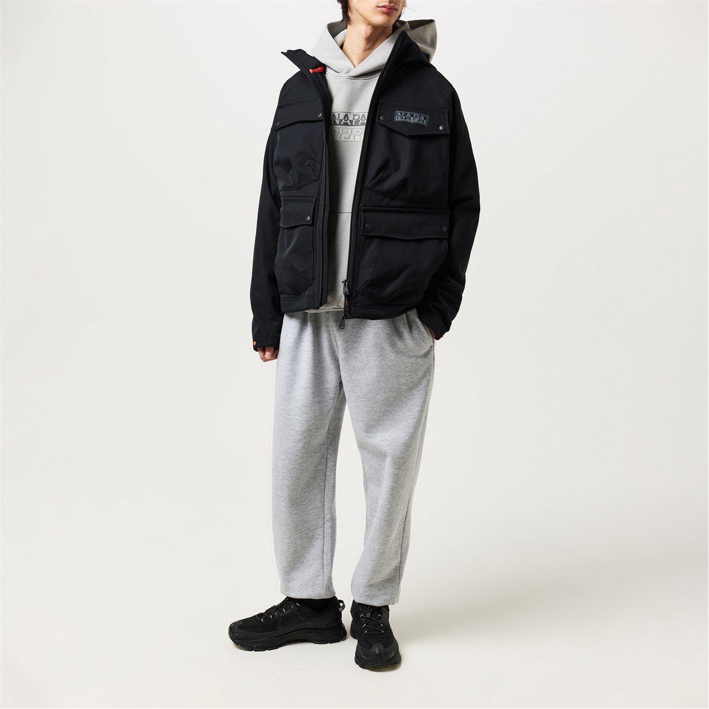 Black Beauty - Napapijri - Men's Rivalto Water Resistant Long Sleeve Rain Anorak - 5