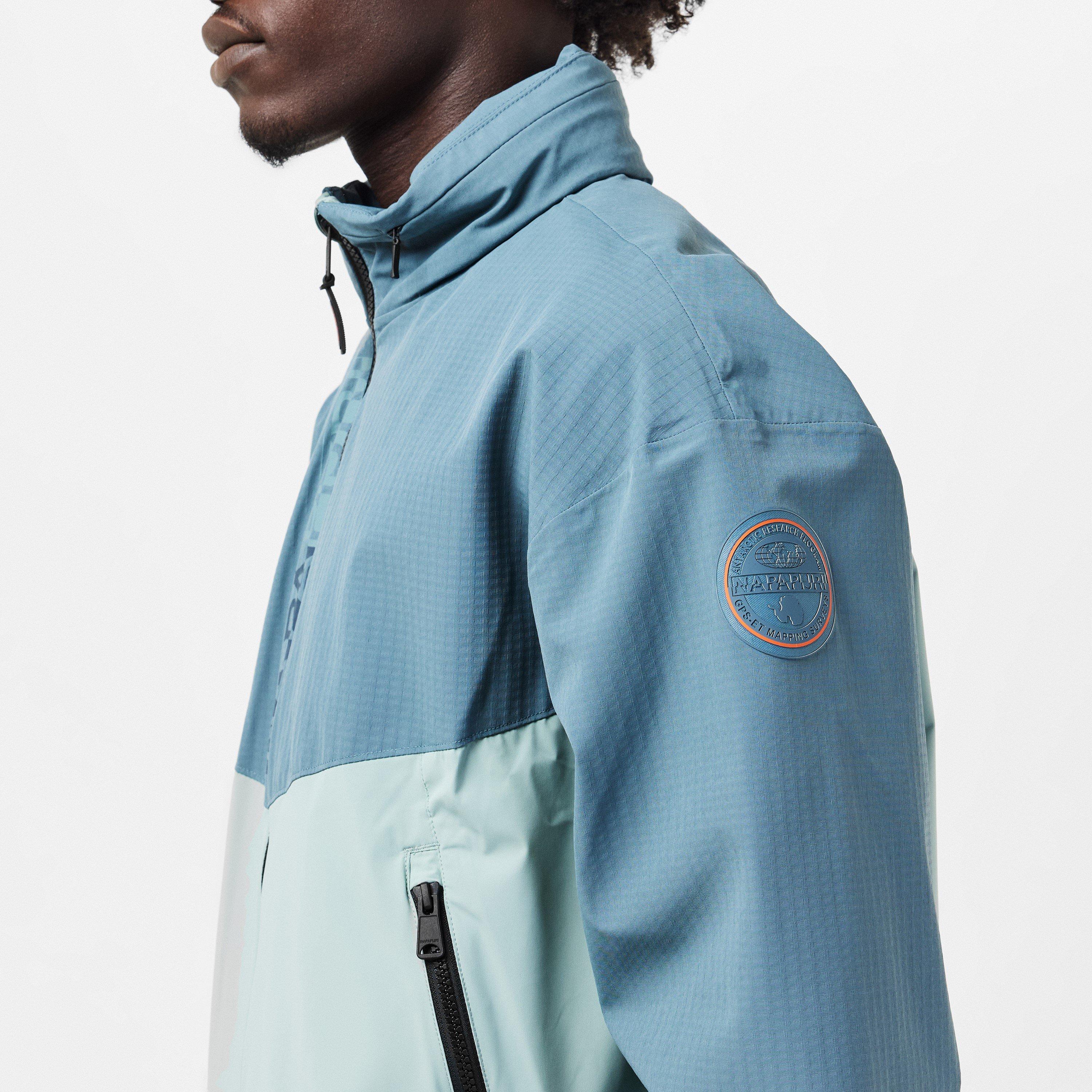 Stormy Weat G1Y - Napapijri - Men's Clay Black Rain Anorak - 5