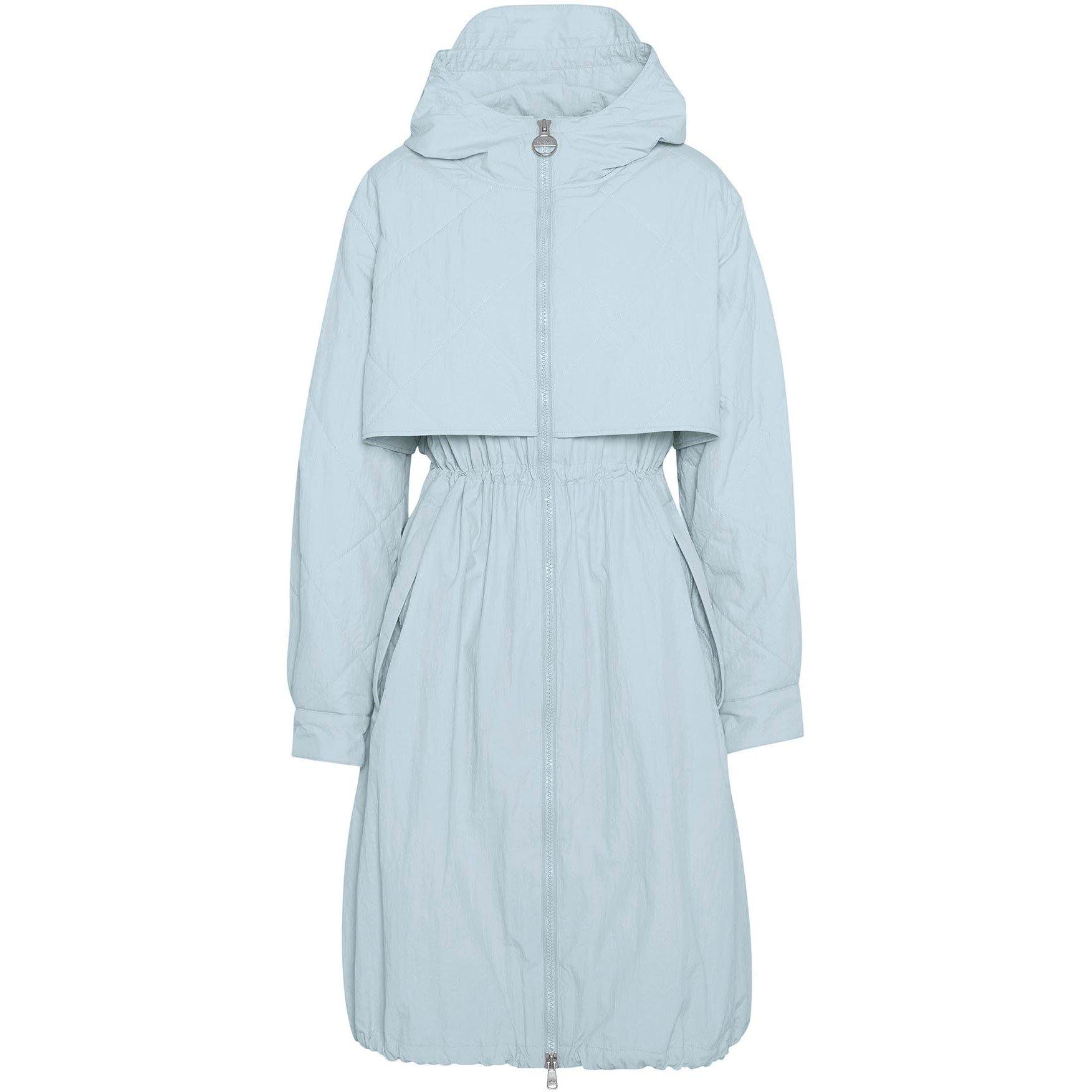 Light Stl Blue - Barbour International - Women's Estella Hooded Long Sleeve Parka - 7