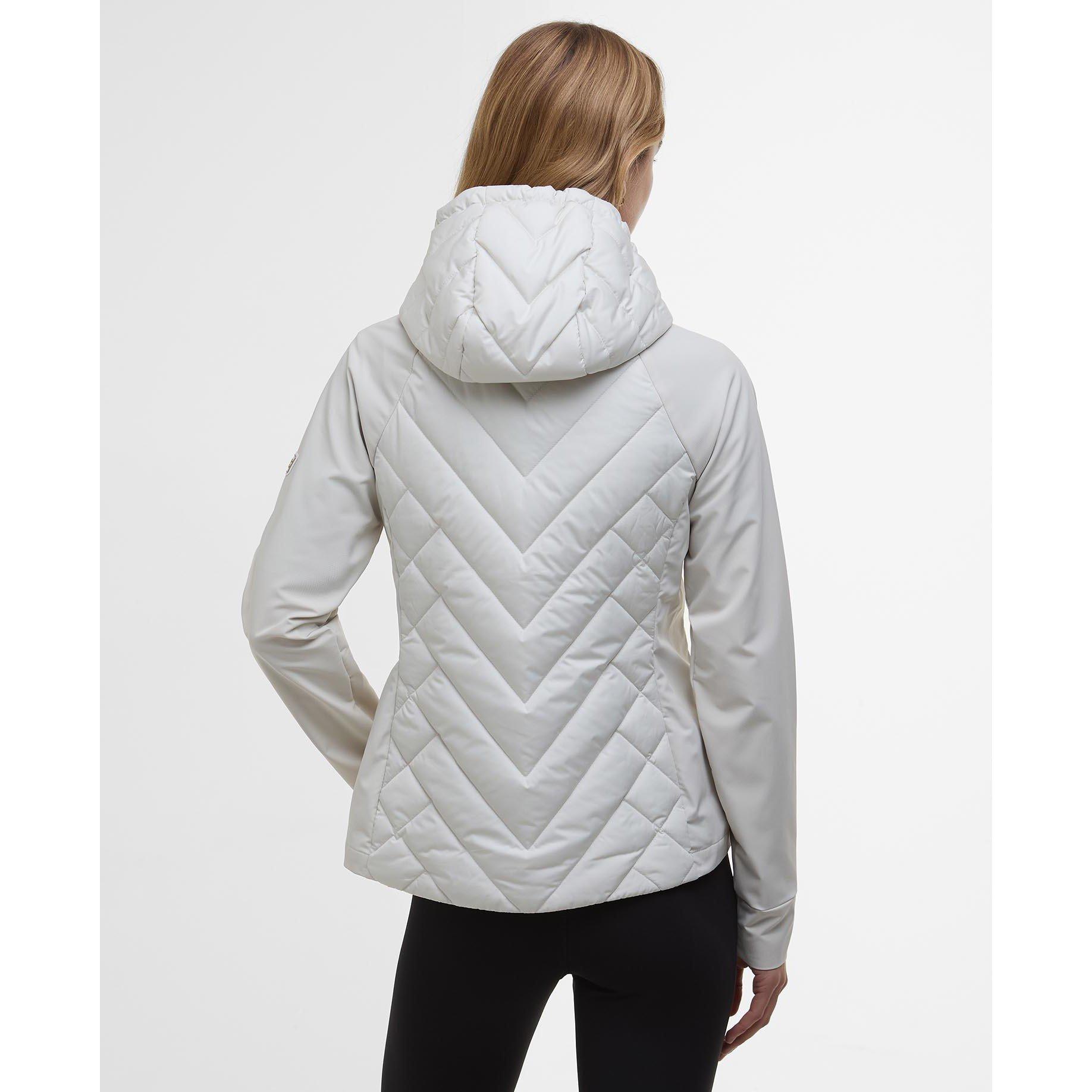Silver Birch - Barbour International - Womens Dakota Quilted Sweatshirt - 2