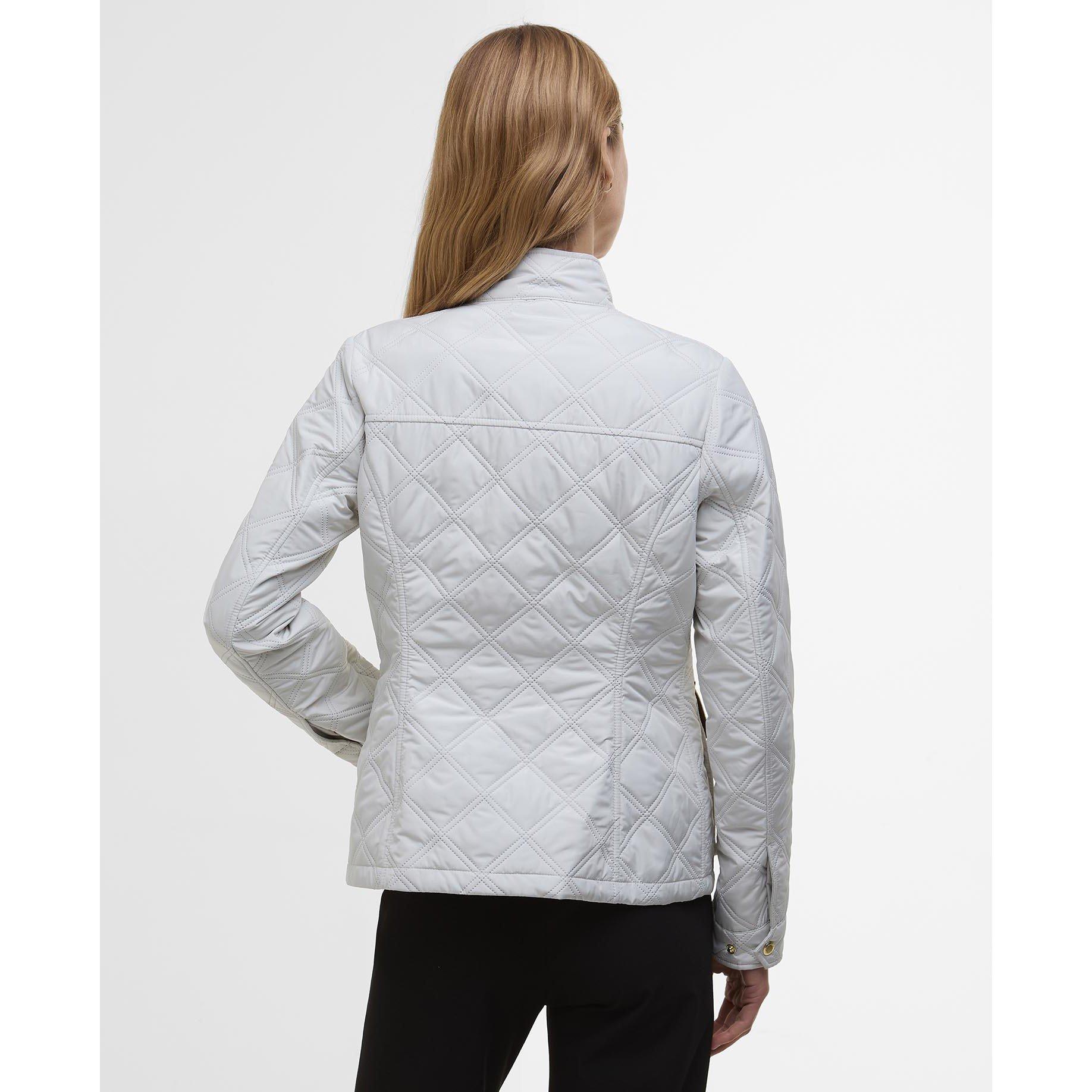 Silv Birch/Moss - Barbour International - Women's Halsey Long Sleeve Quilted Jacket - 2