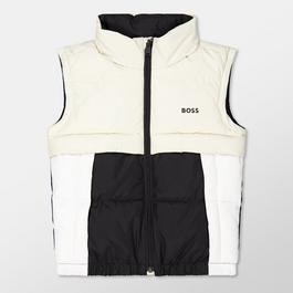 Boss Kids Col Black Colour Block Gilet
