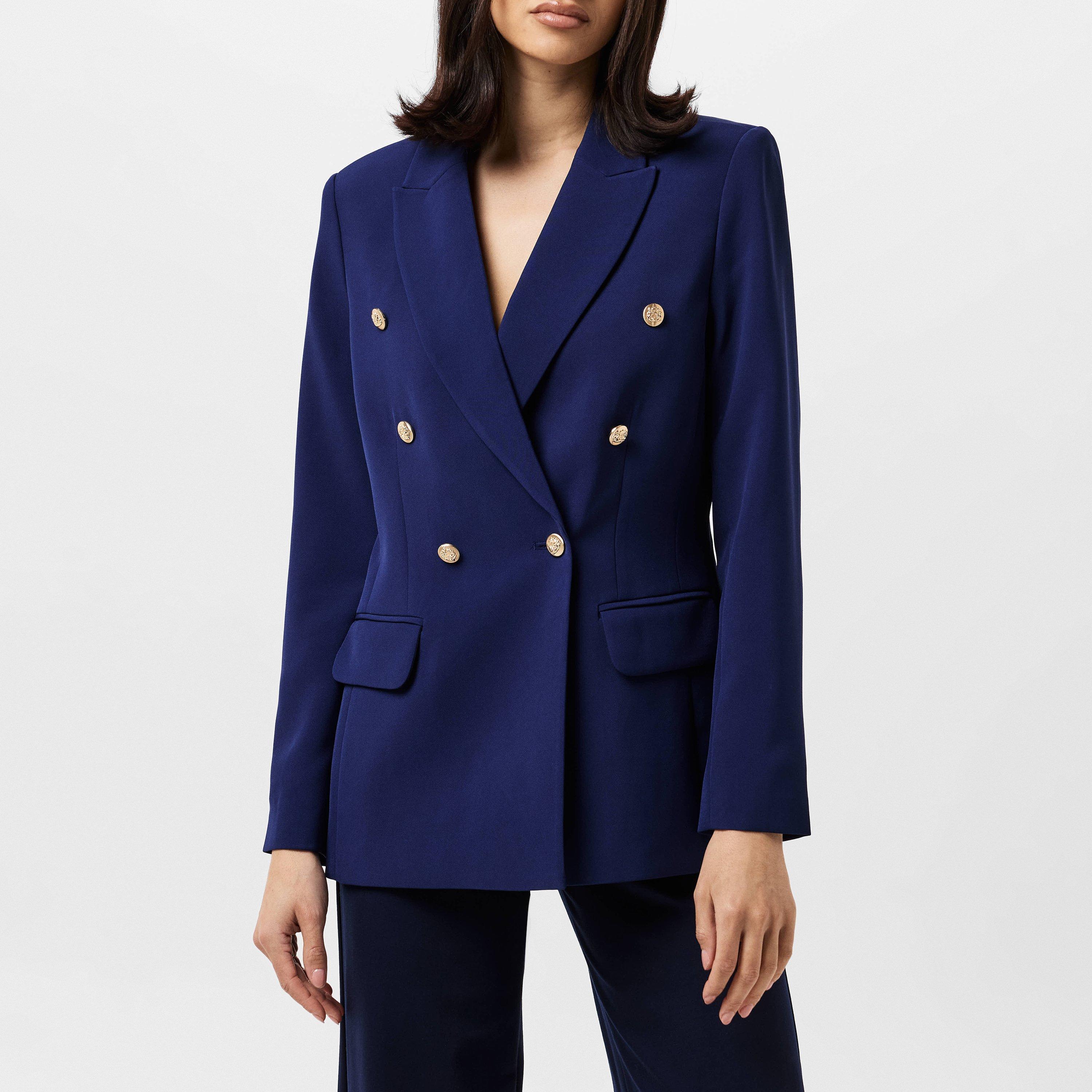 Navy - Finery - Women's Orla Tailored Lightweight Blazer - 3