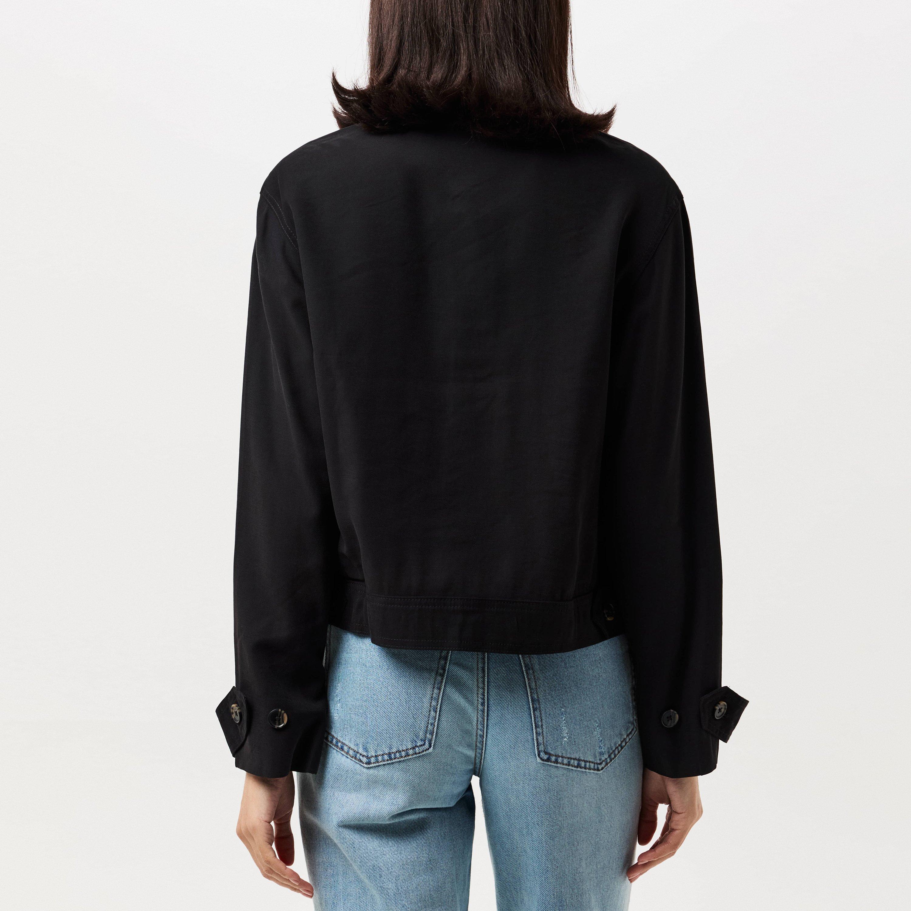 BLACK - Finery - Women's Alexa Relaxed Overshirt - 4