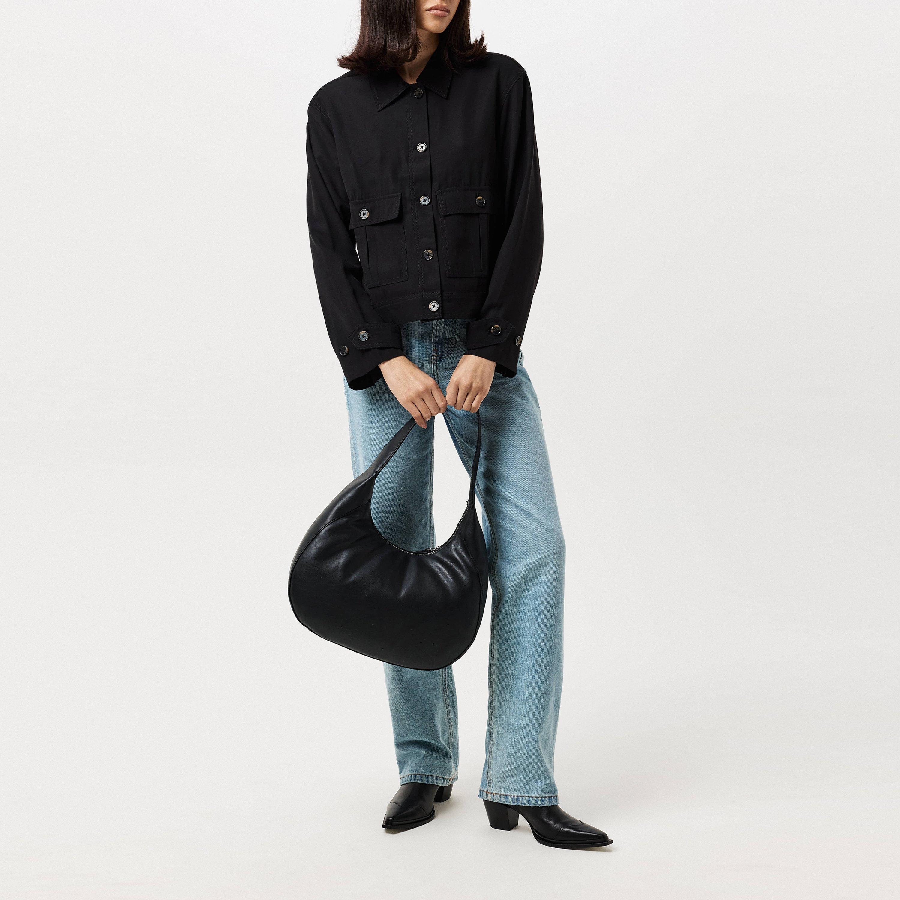 BLACK - Finery - Women's Alexa Relaxed Overshirt - 6