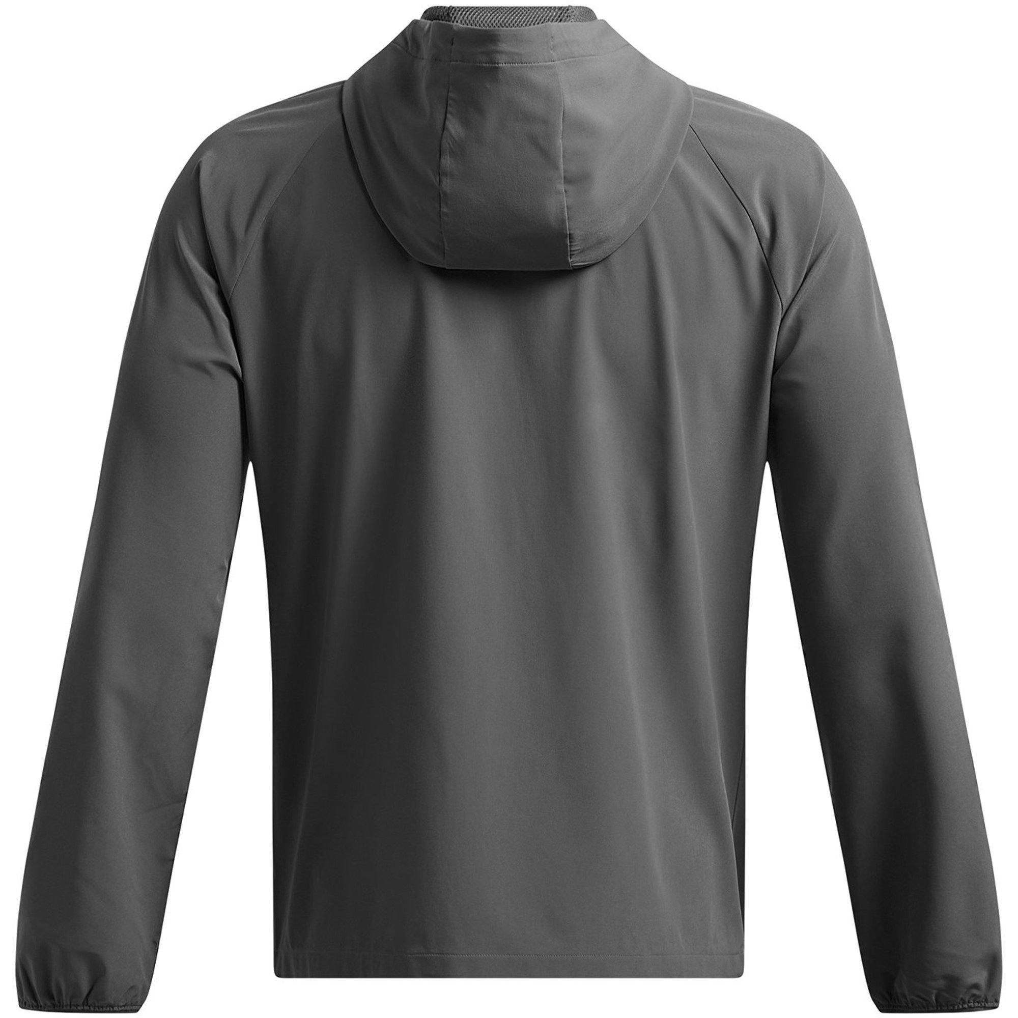 Castlerock/Blk - Under Armour - Stretch Wind-Resistant Windbreaker - 2