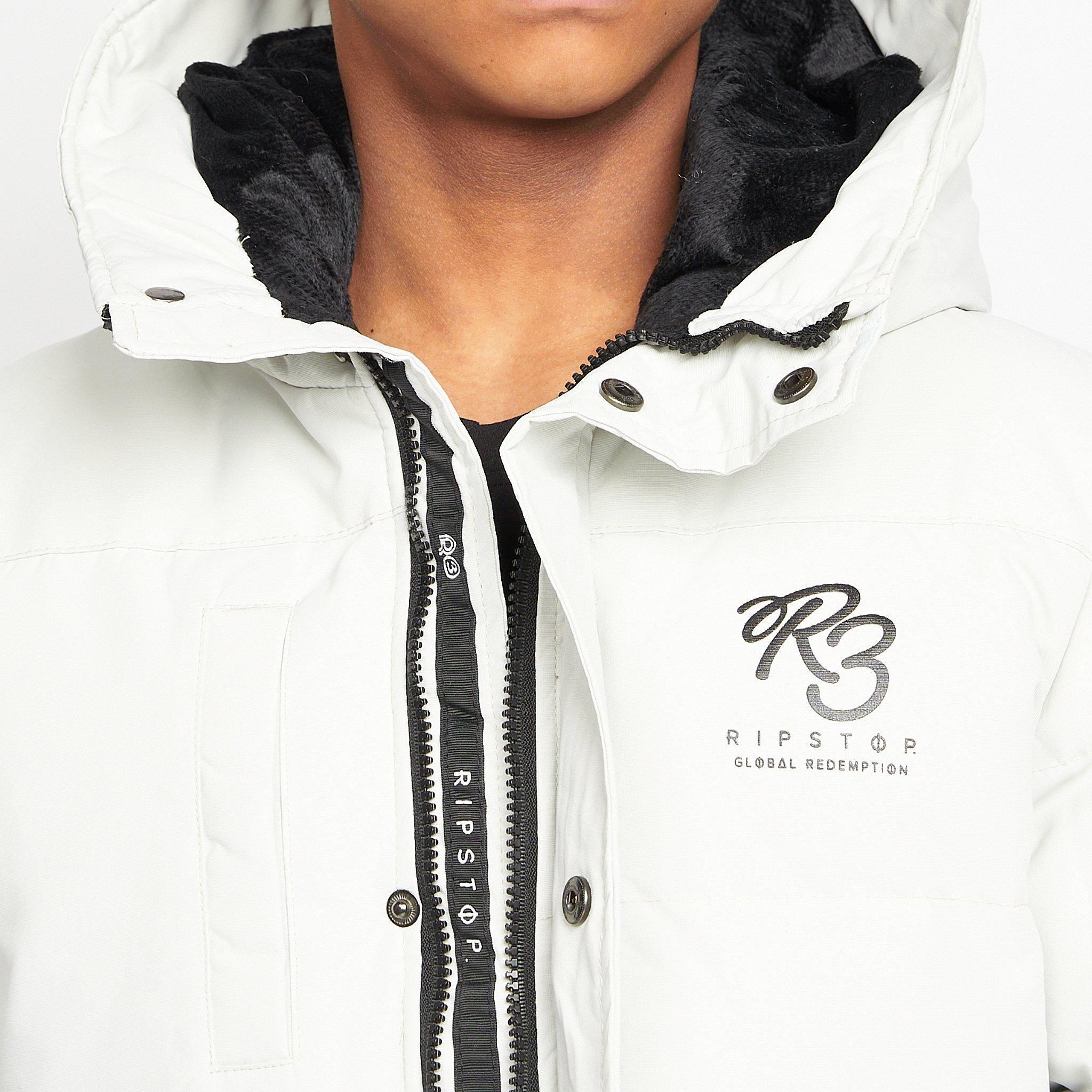 Putty - Ripstop - Kids' Krinngton Padded Hooded Long Sleeve Short Puffer Jacket - 4