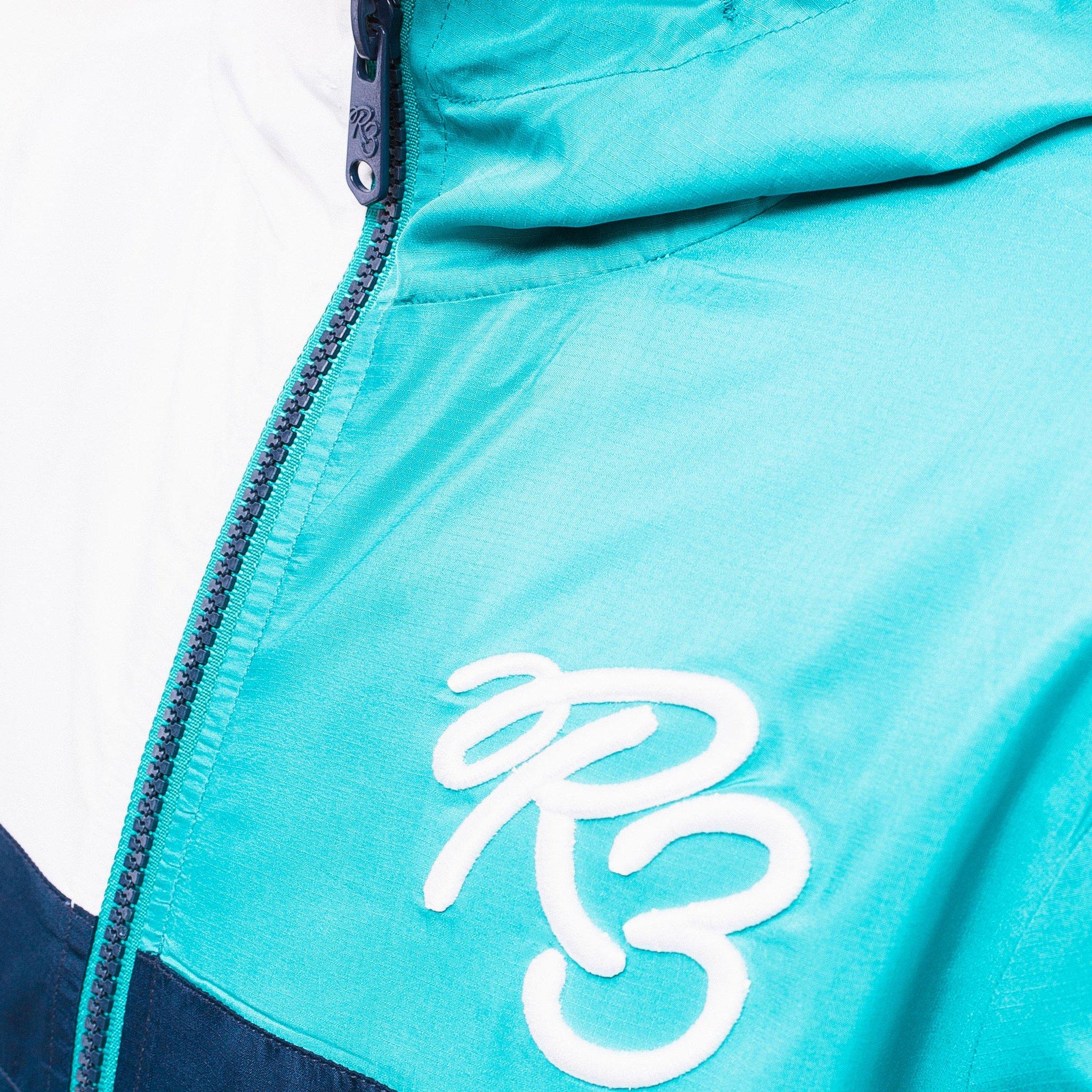 Hvid - Ripstop - Børns Twinface Langærmet Hættetrøje Vindjakke - 4