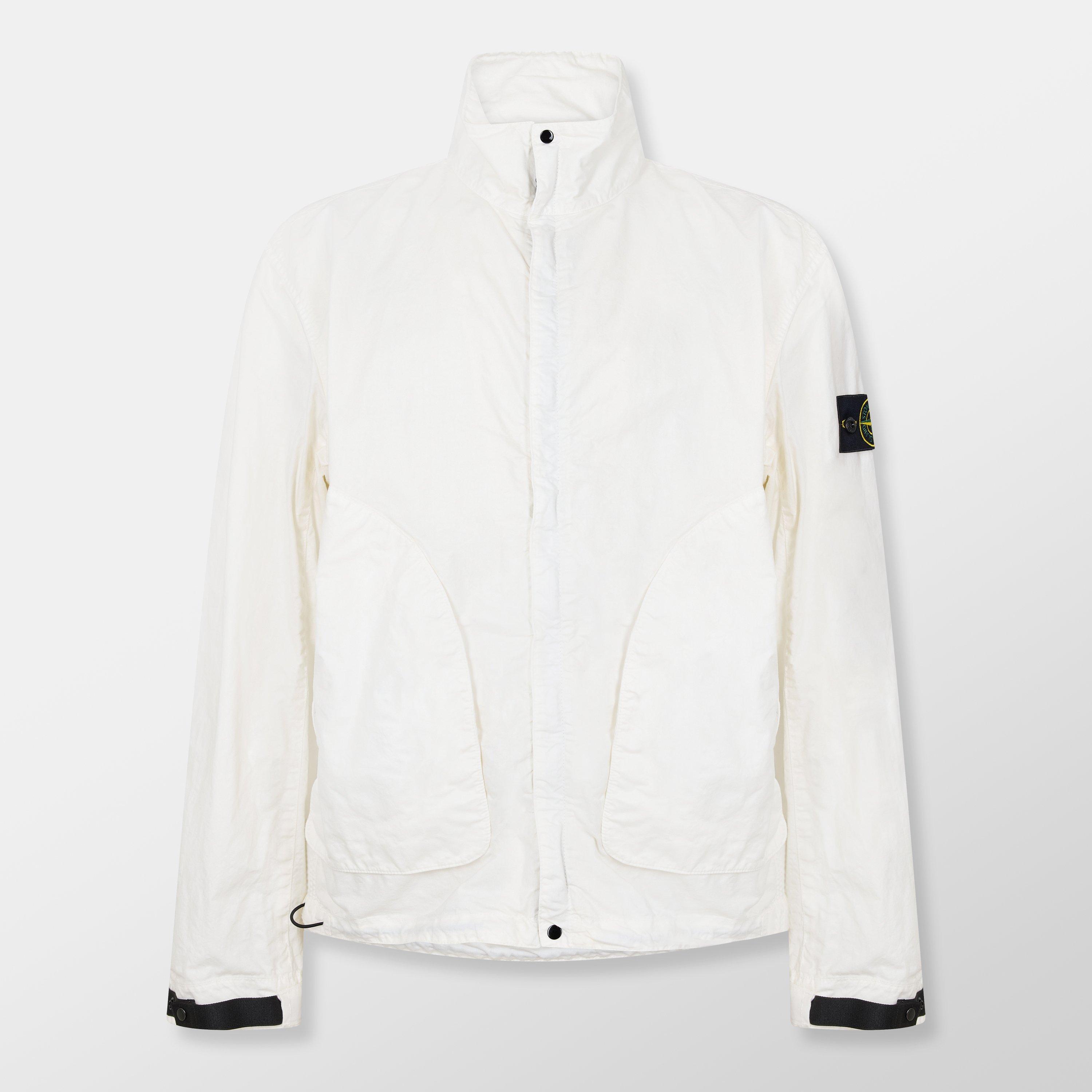 Avorio V0093 - Stone Island - Men's Compass Long Sleeve Field Jacket - 1