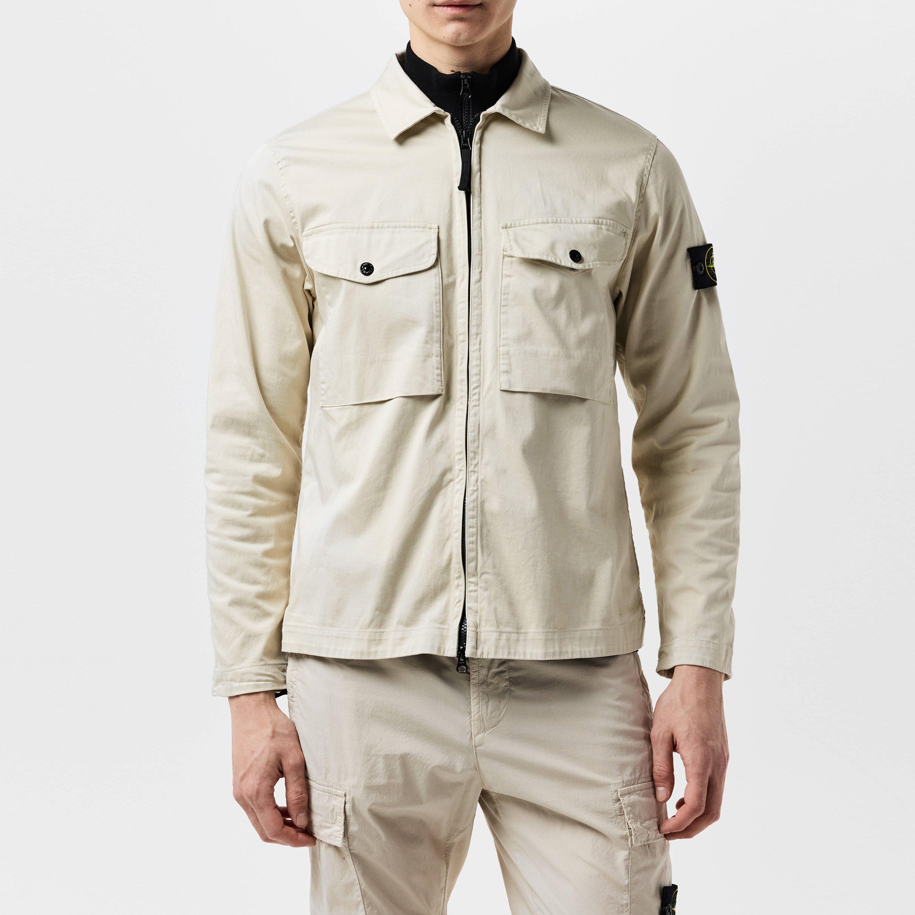 Stone Island | Cotton Zip Overshirt | Overshirts | Cruise