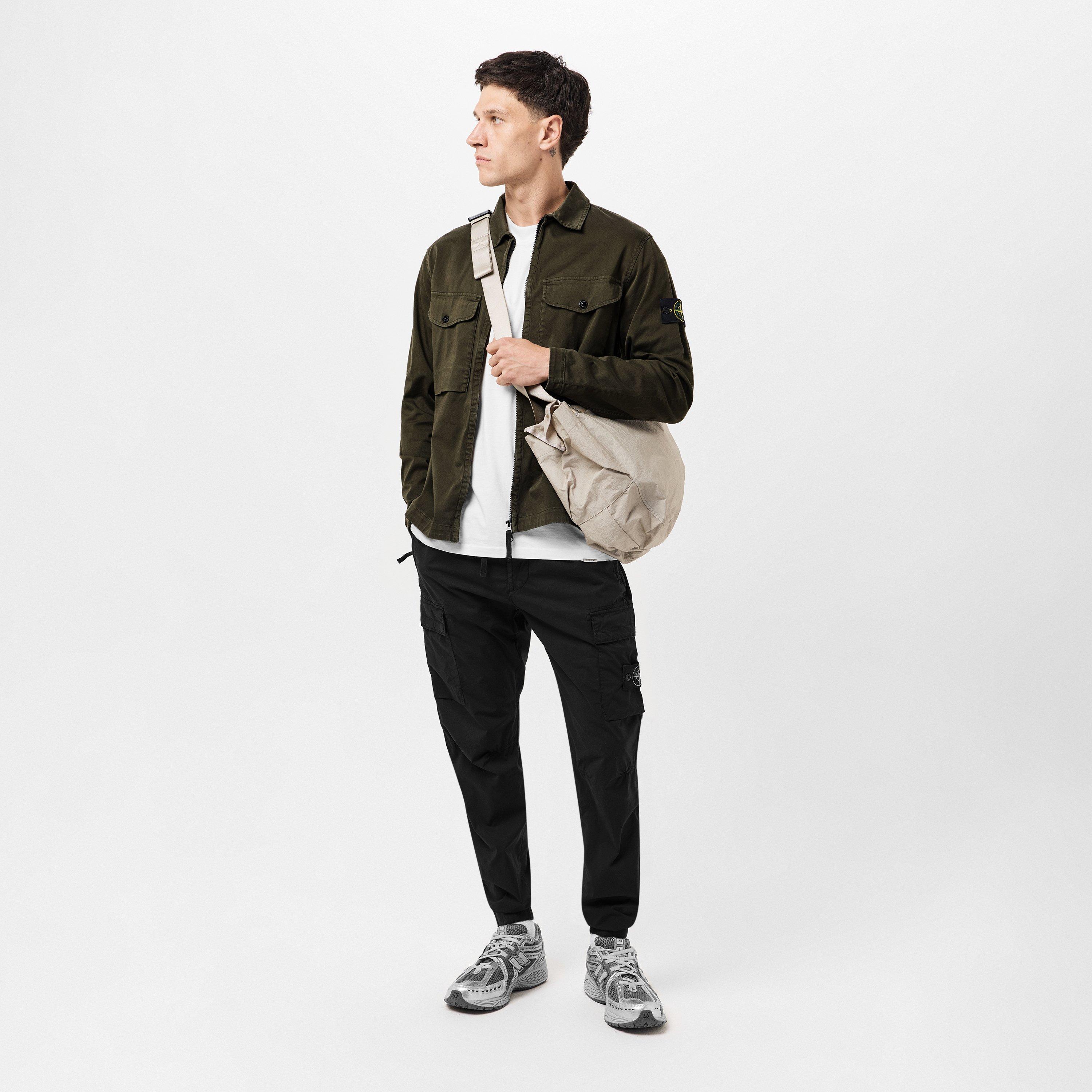 Verde V0054 - Stone Island - Men's Cotton Long Sleeve Overshirt - 6